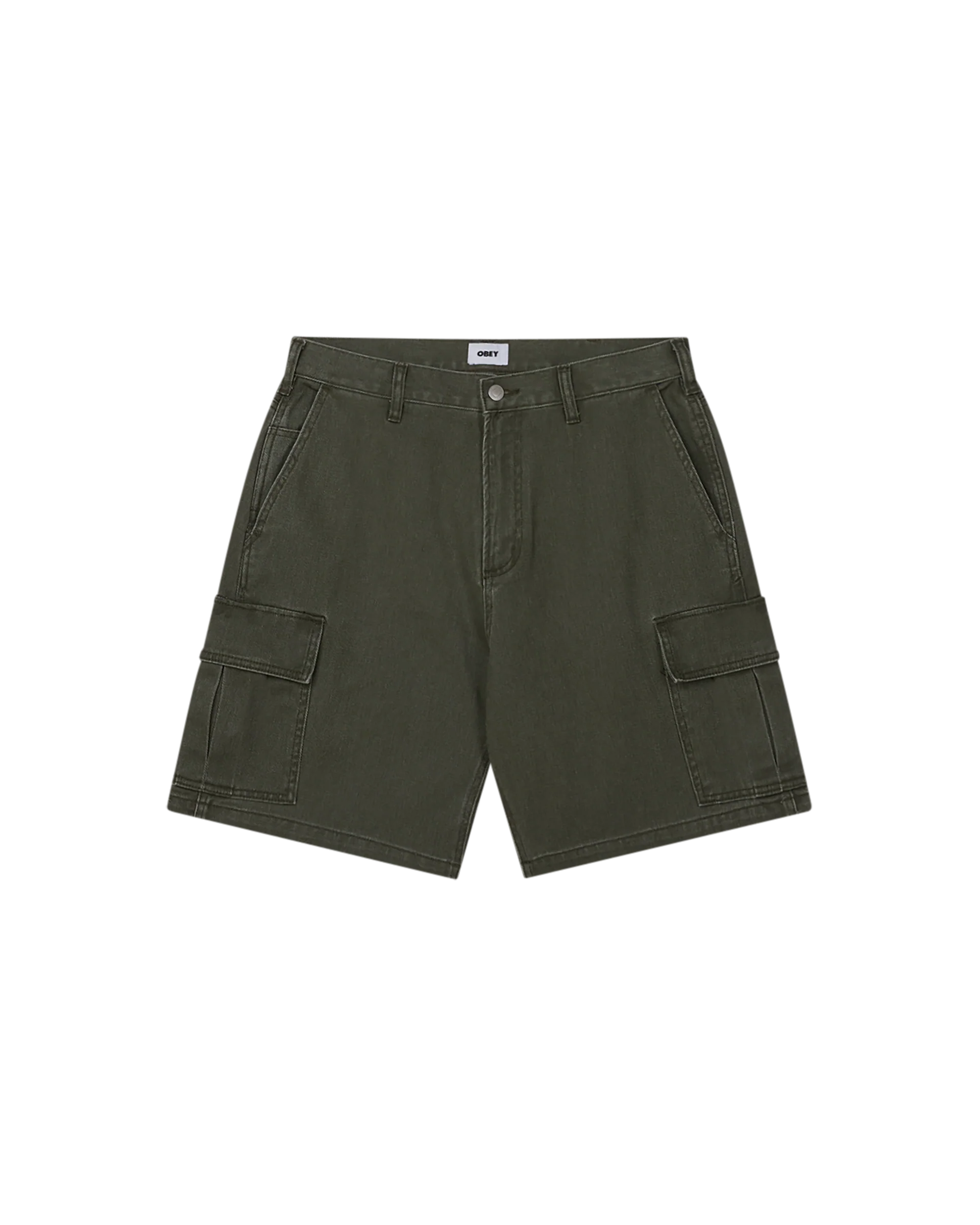 Bigwig Baggy Denim Cargo Short | Grape Leaf Faded Wash