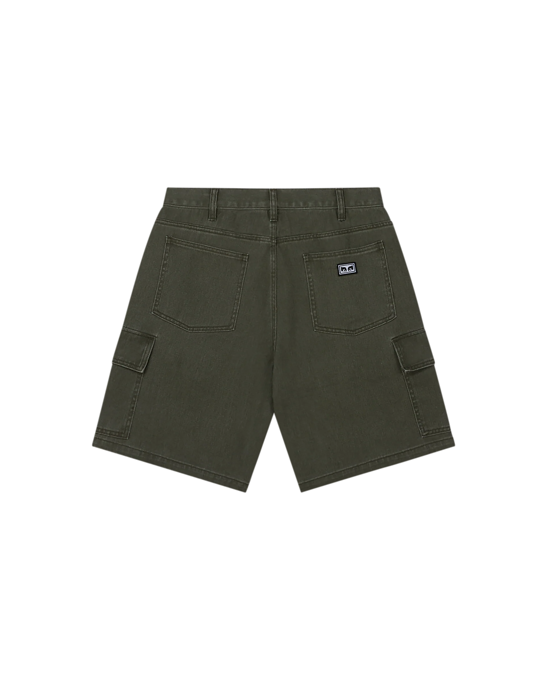 Bigwig Baggy Denim Cargo Short | Grape Leaf Faded Wash