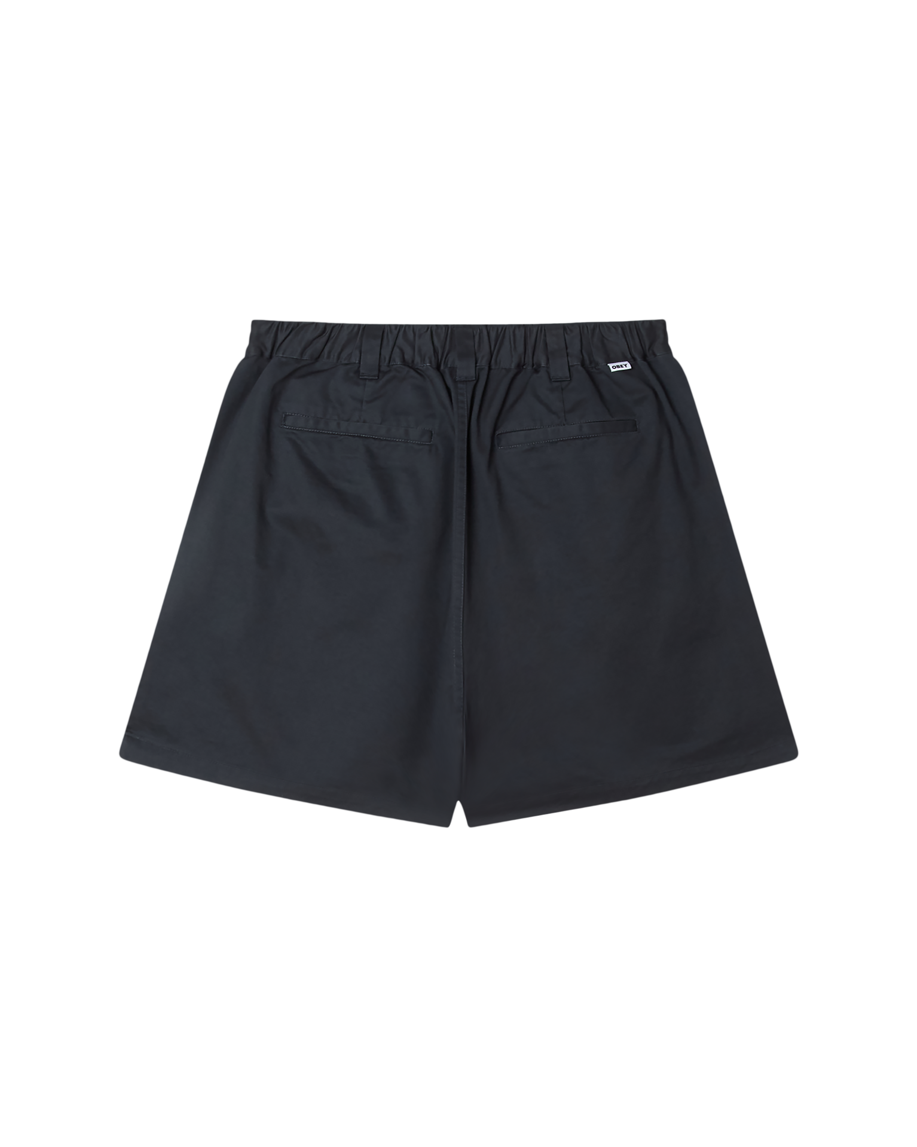 obey-foster-pleated-short-black