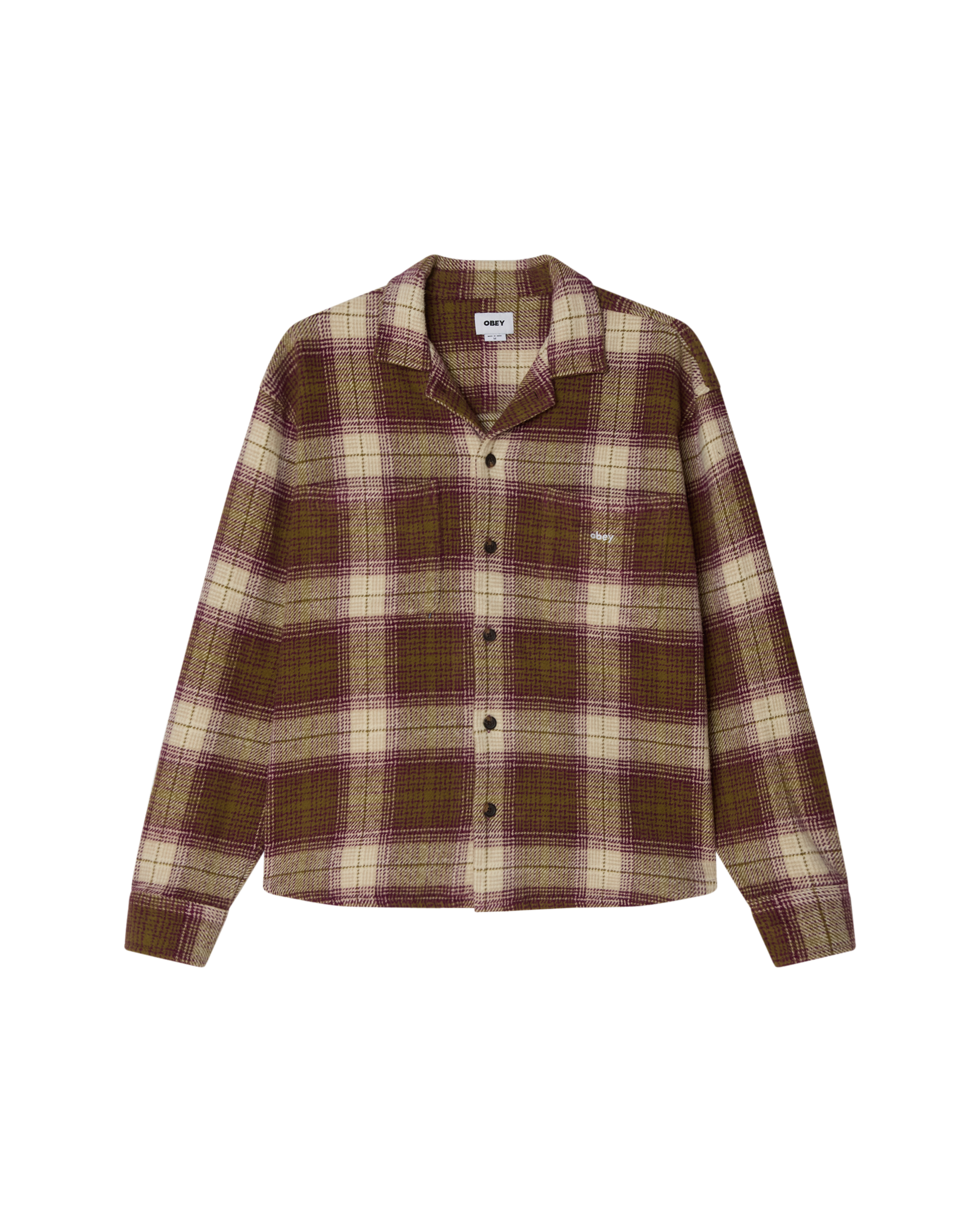 obey-laurel-shirt-moss-green-multi