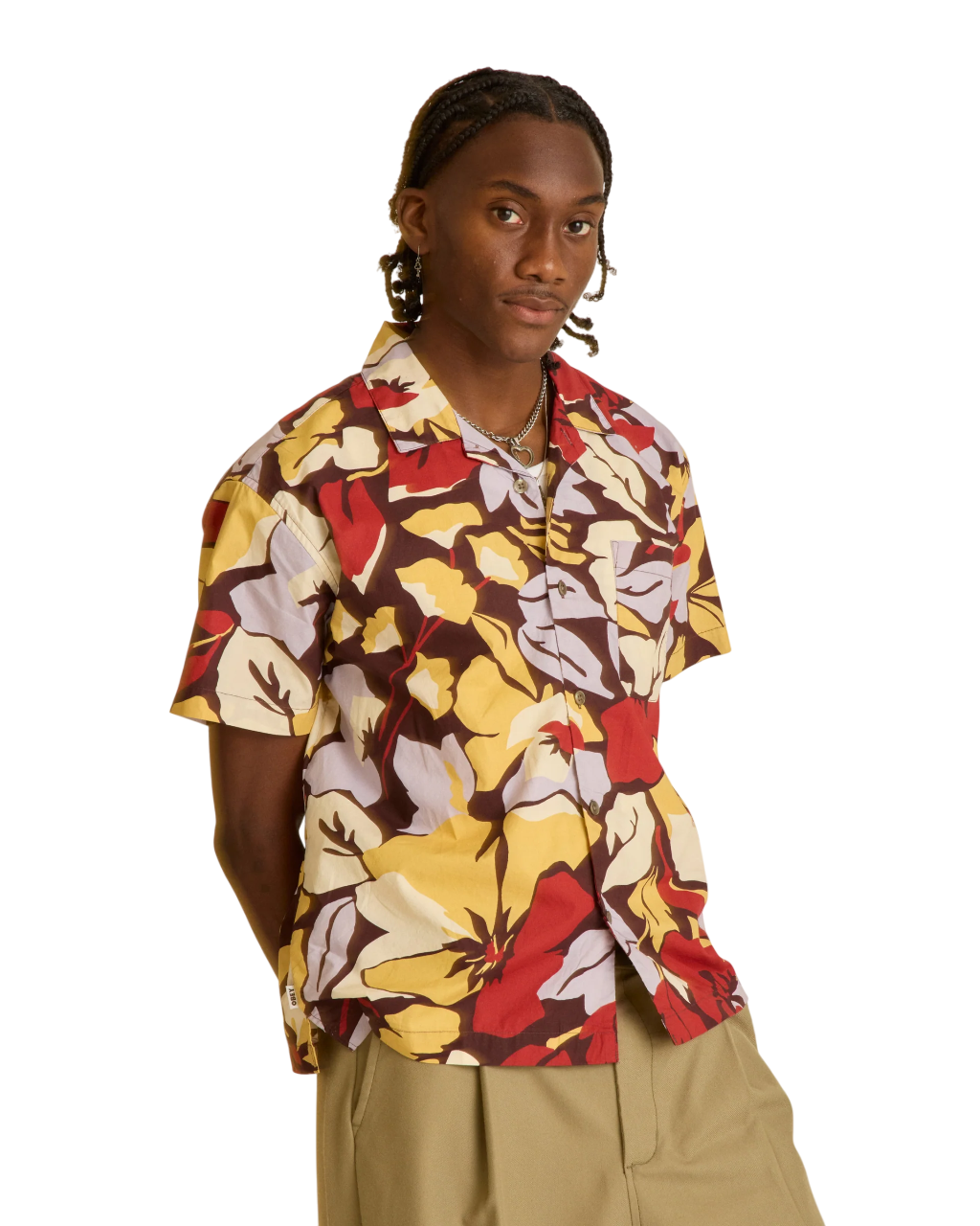 Maxwell Ss Shirt | Chocolate Multi