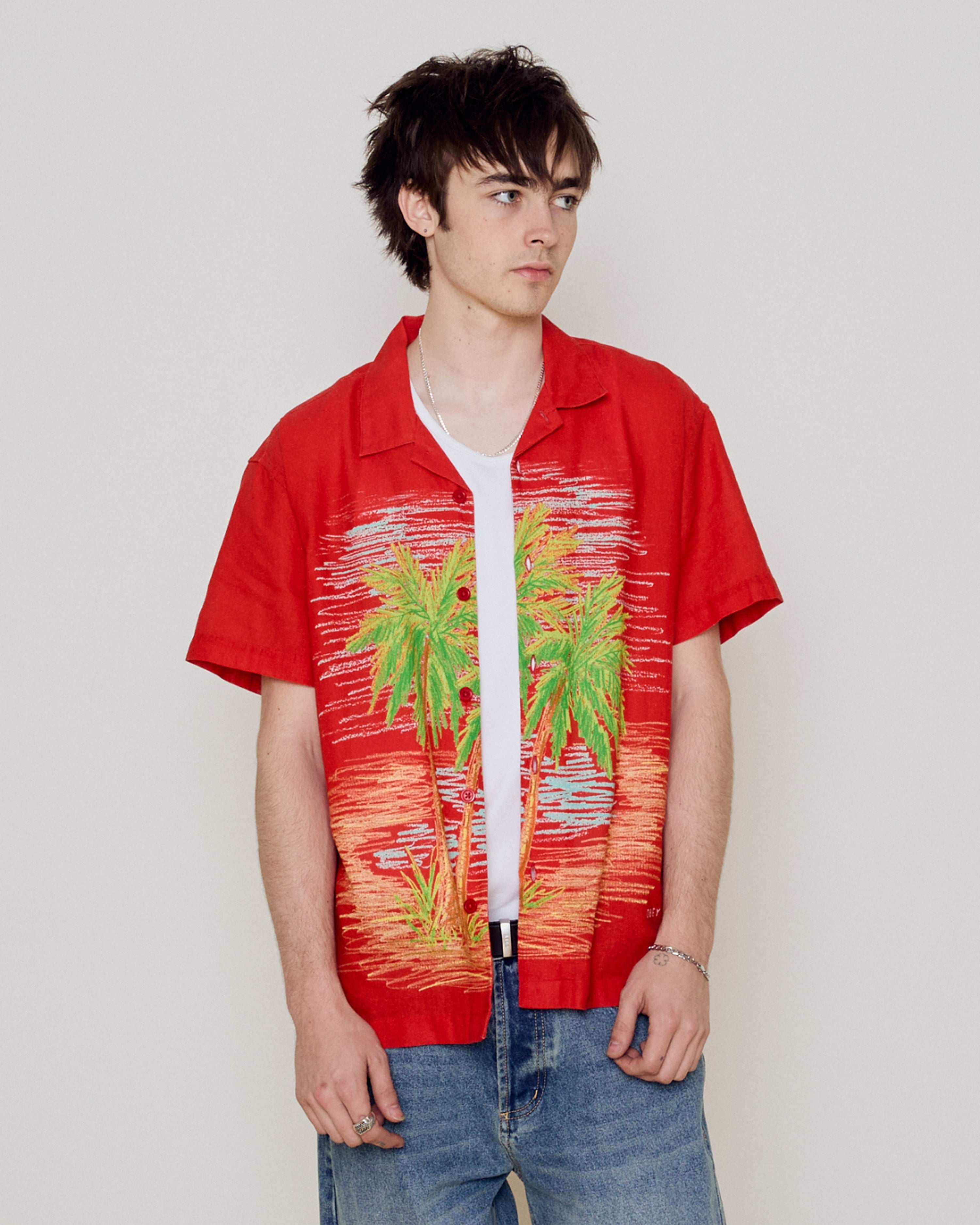 Hyde Ss Shirt | True Red Multi