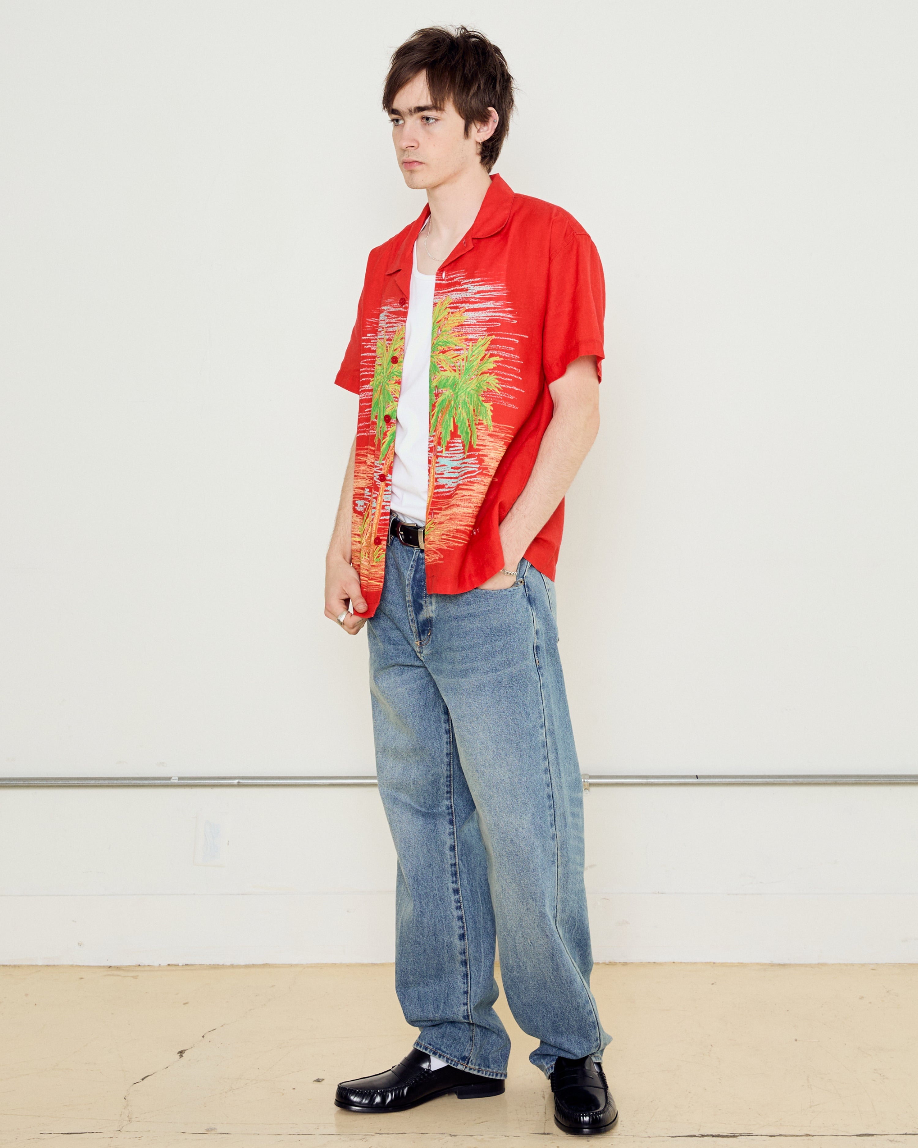 Hyde Ss Shirt | True Red Multi