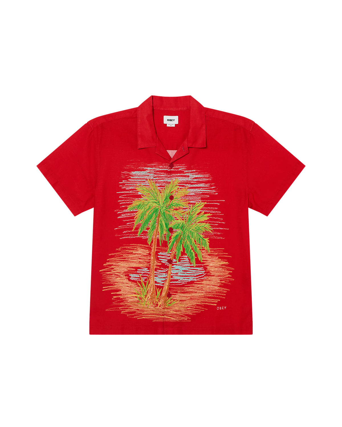 Hyde Ss Shirt | True Red Multi