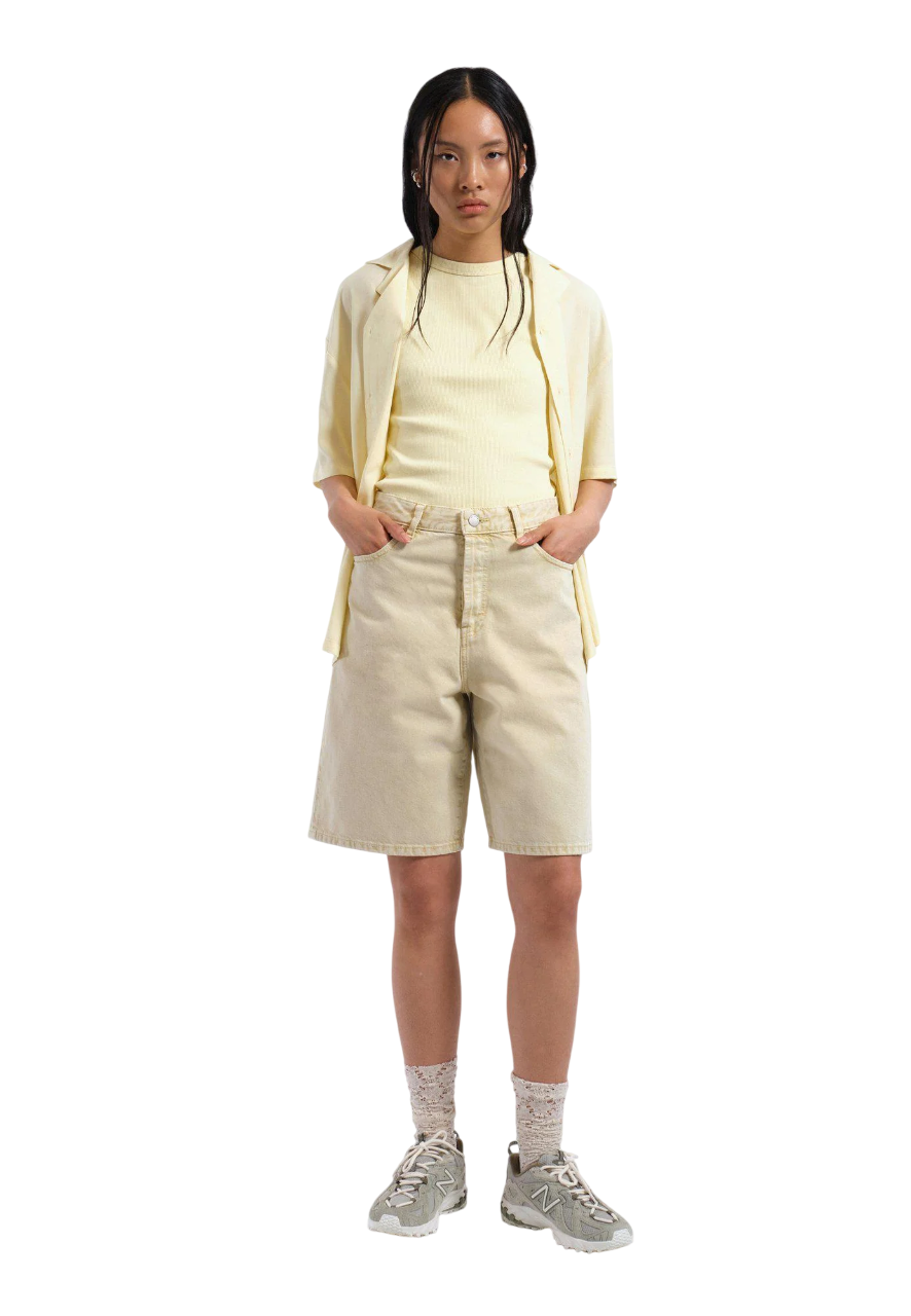 Bella Shorts - Buff Yellow