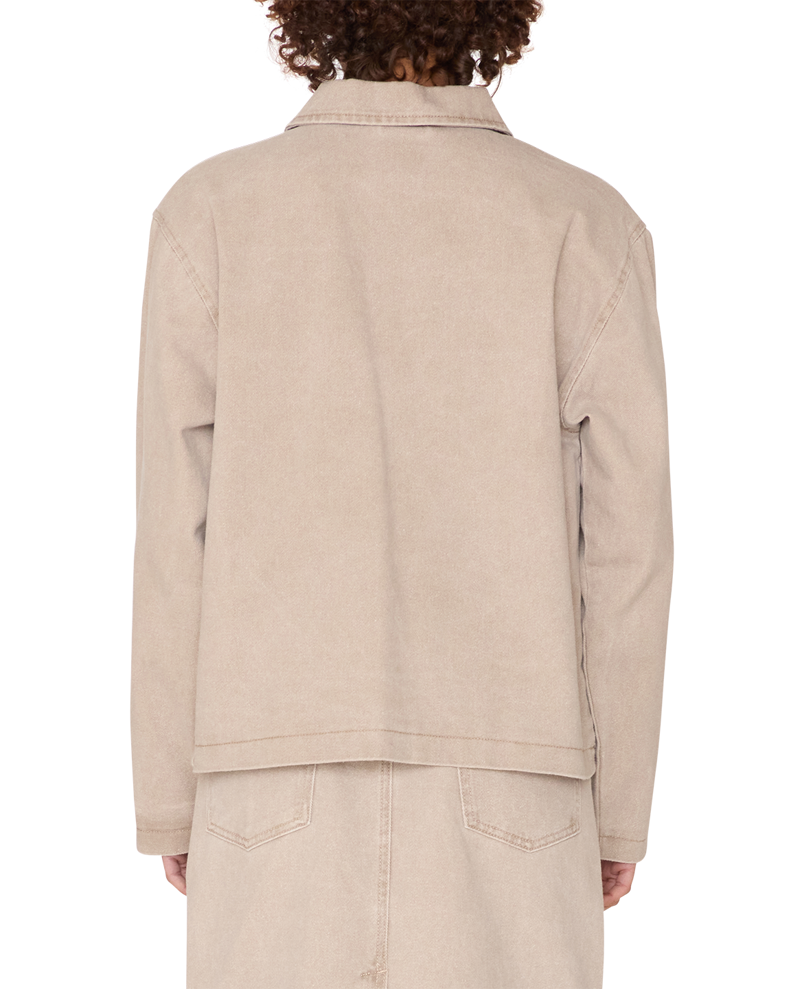 Serene Zip Denim Jacket | Fungi