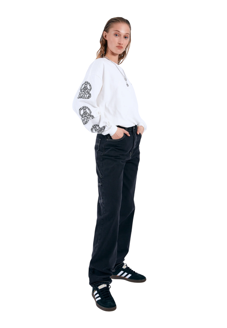 Faye Worker - Black Used Contrast