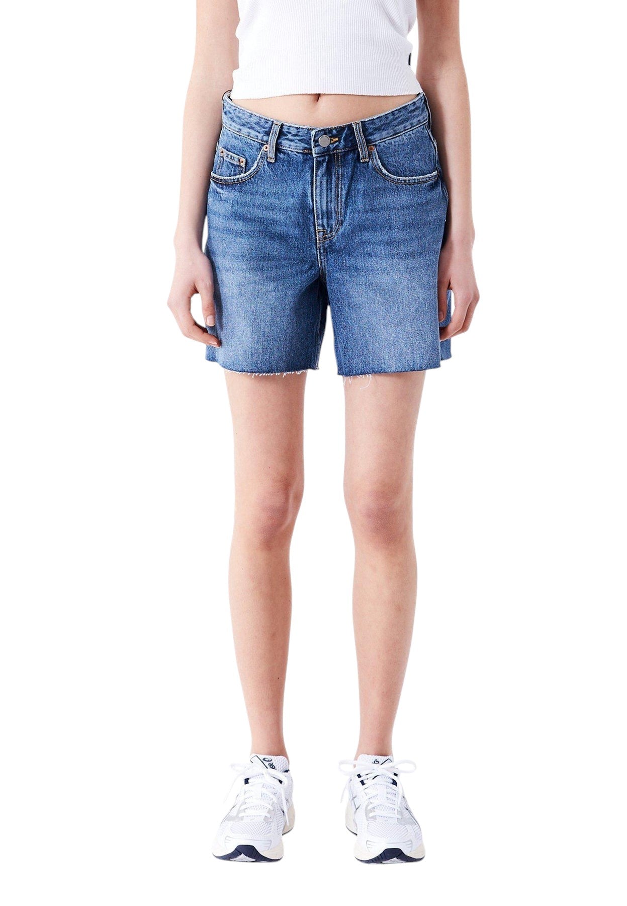 Rose Shorts - Canyon Mid Used Raw Hem
