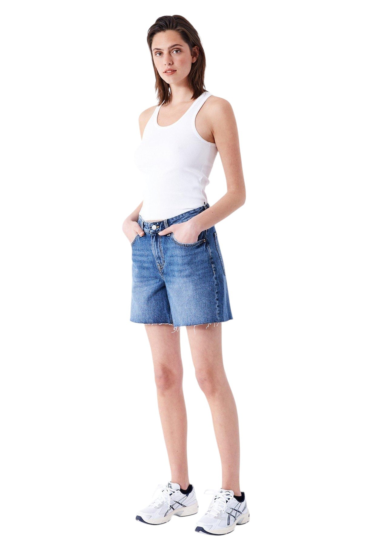 Rose Shorts - Canyon Mid Used Raw Hem