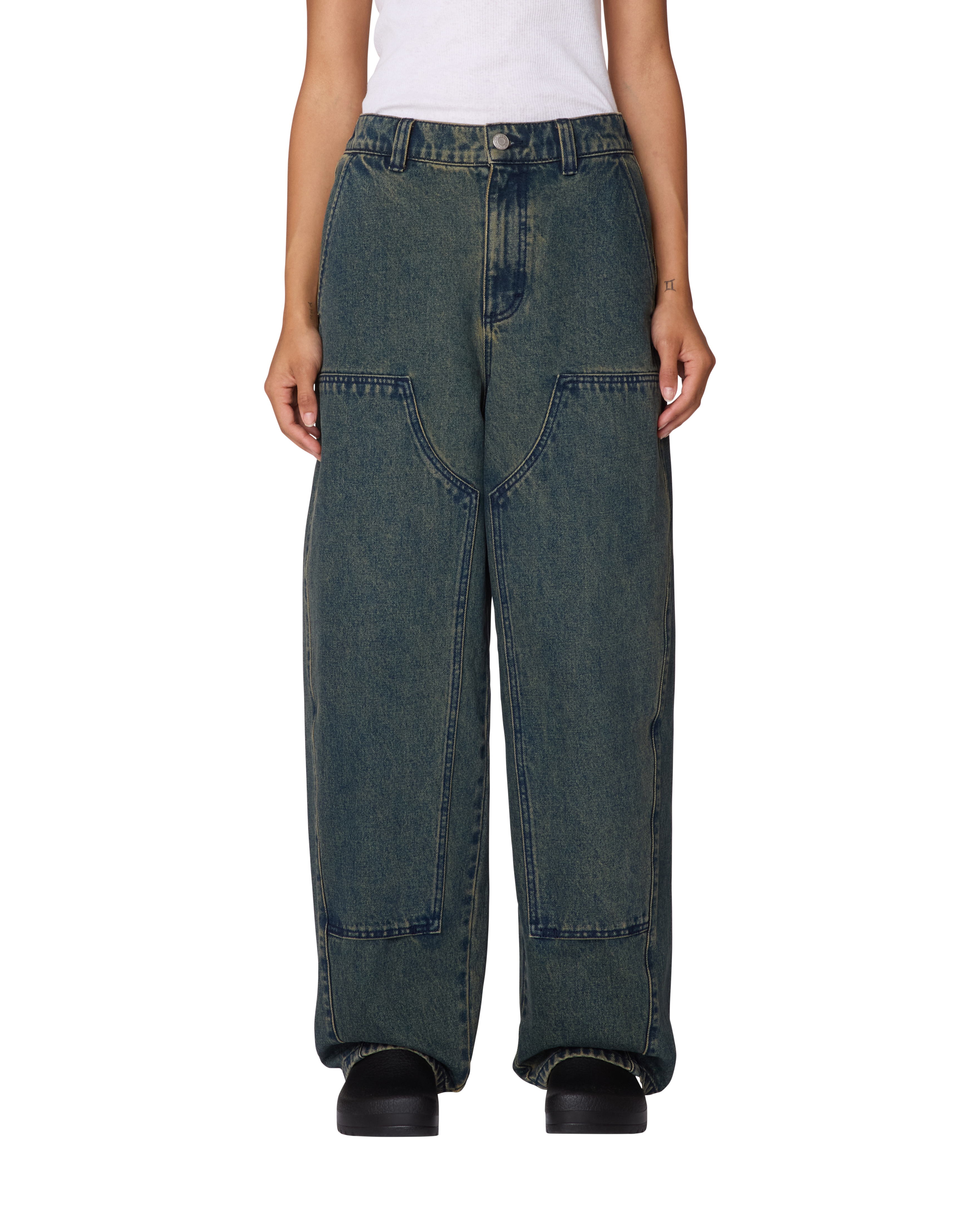 obey-leah-iii-baggy-dbl-knee-denim-yellow-tint-wash