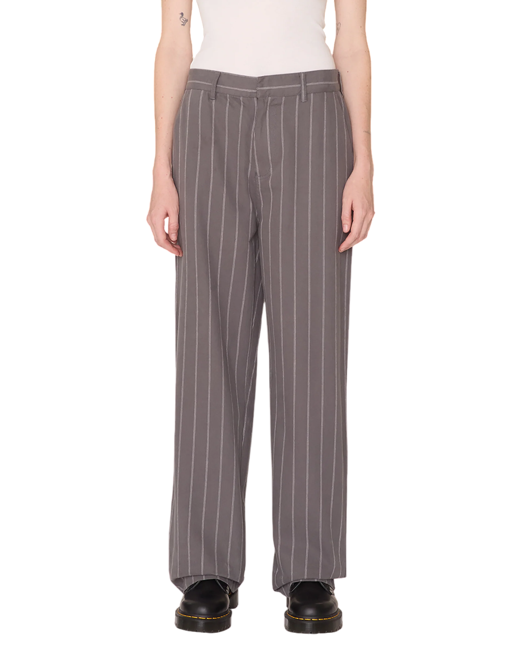 Mystery Stripe Carpenter Pant | Dark Grey Multi