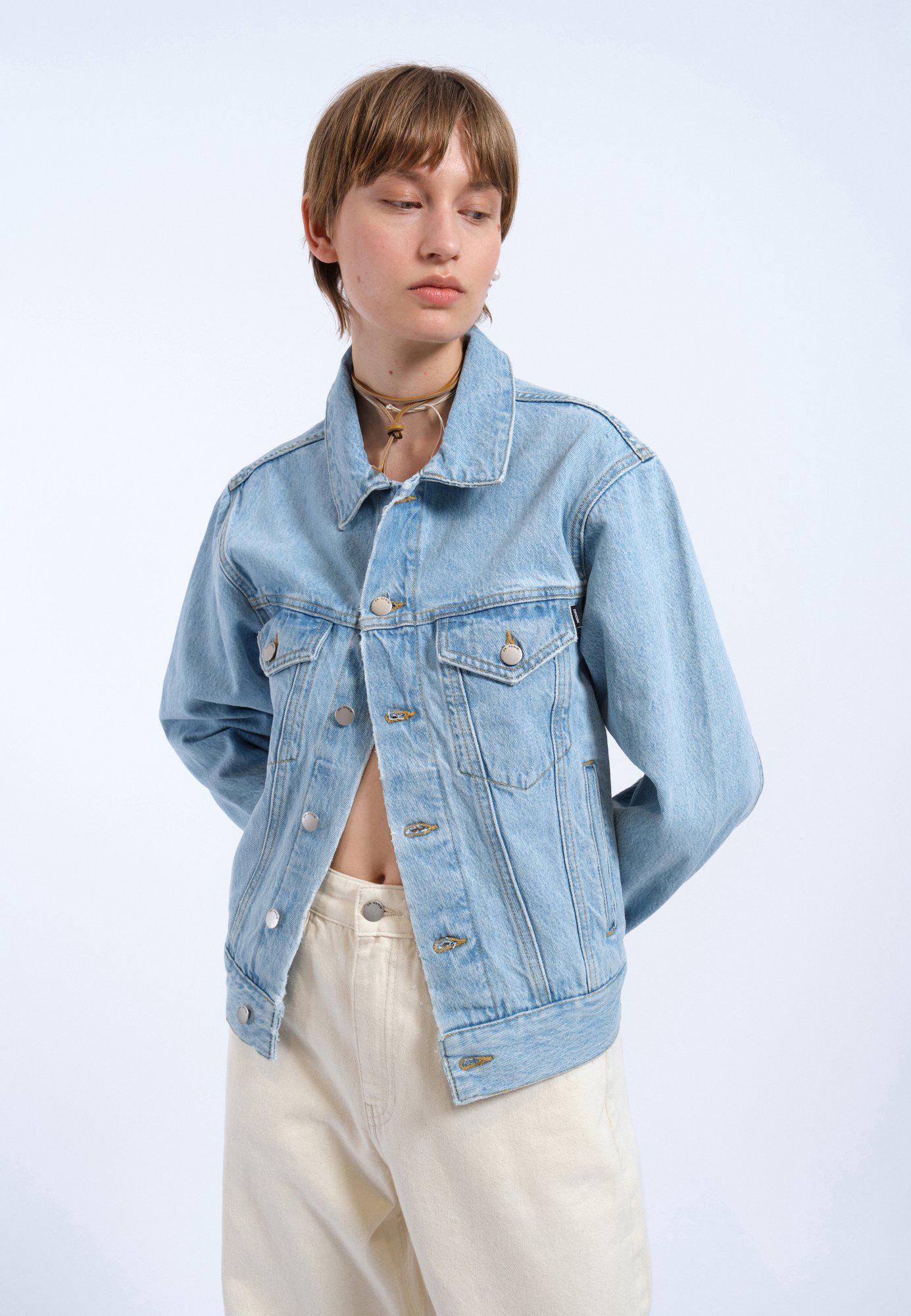 Joey Trucker Jacket - Stream Light Retro