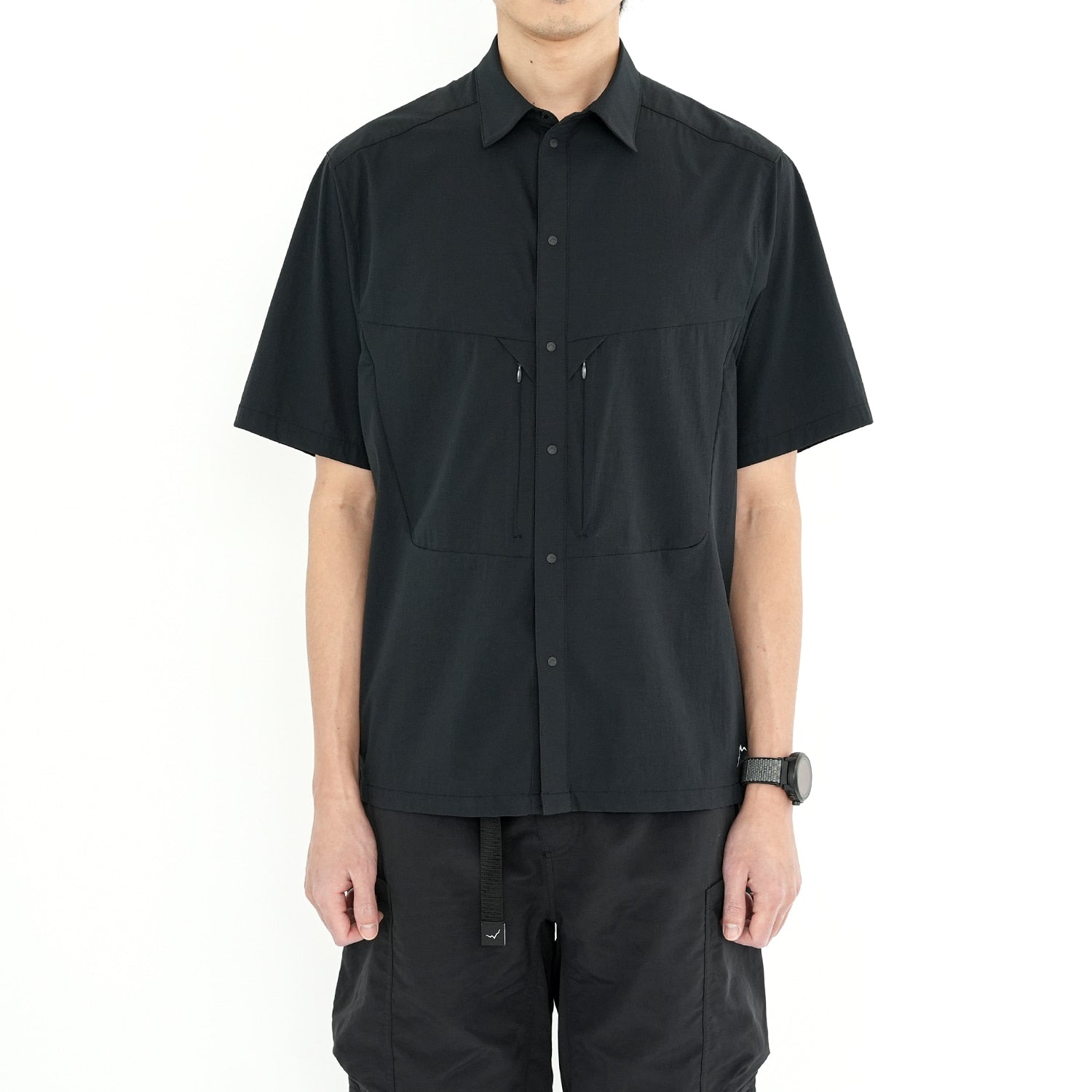 Air Breathe Short Sleeve Shirts | Black
