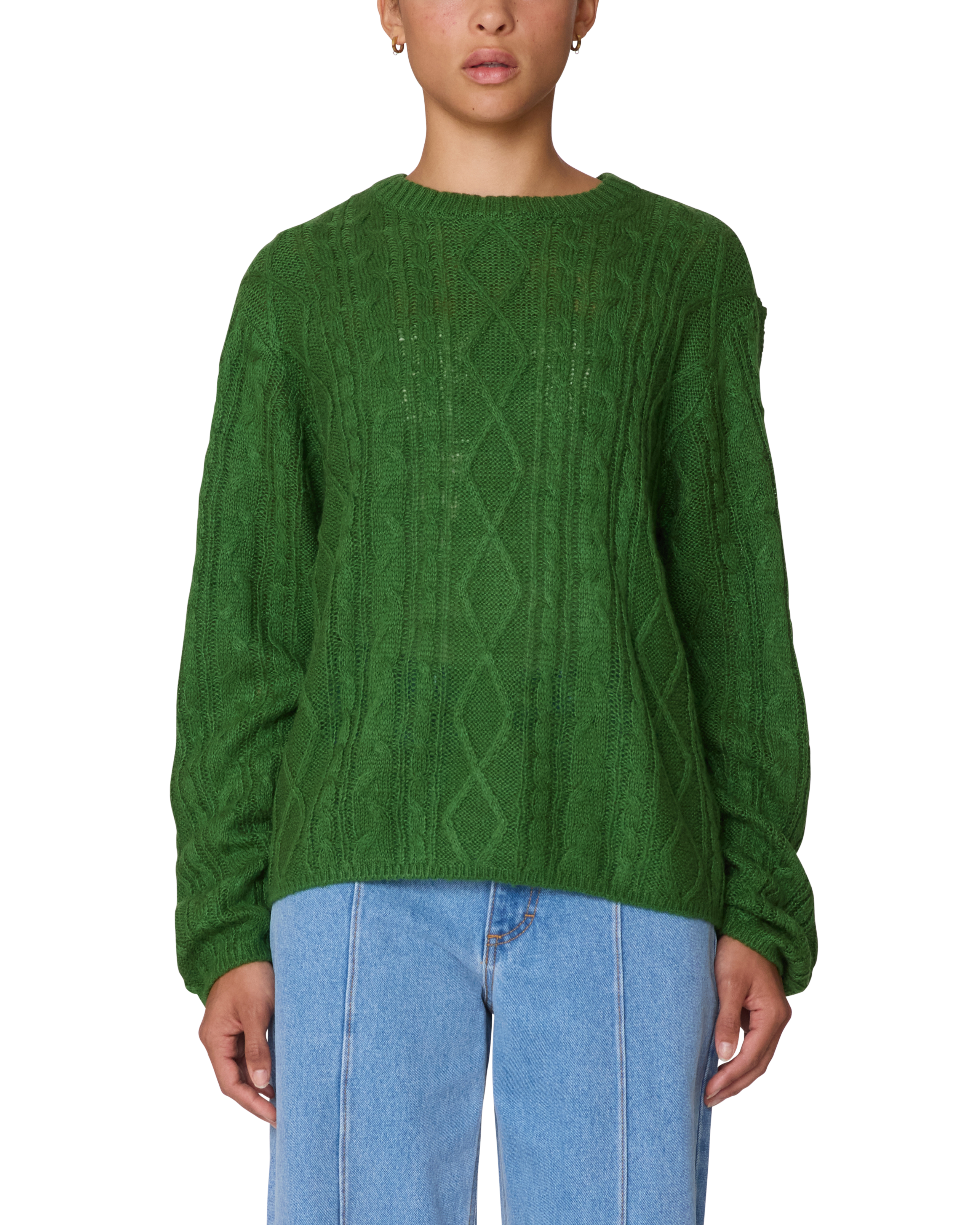 obey-isabella-loose-cable-sweater-clover