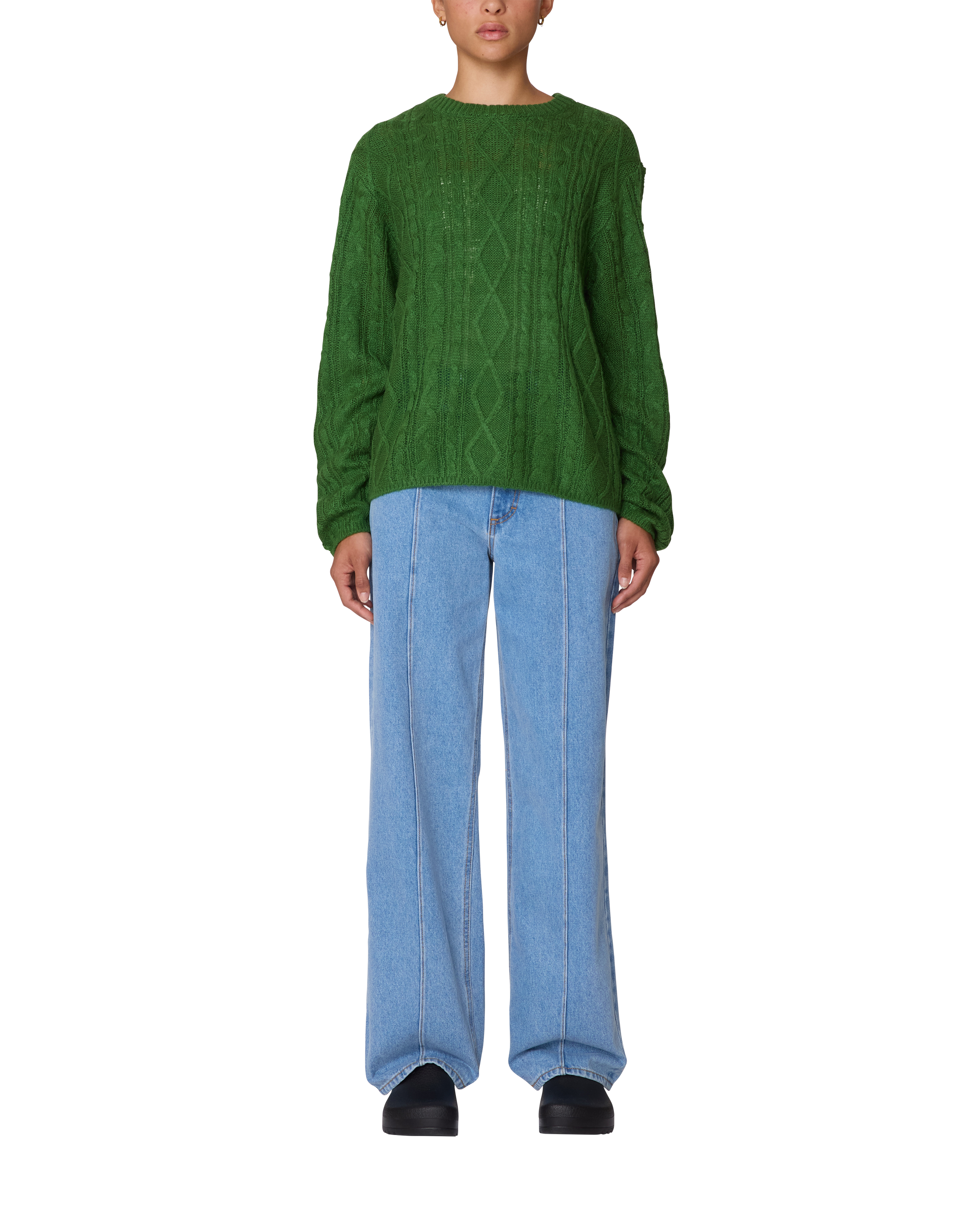 obey-isabella-loose-cable-sweater-clover