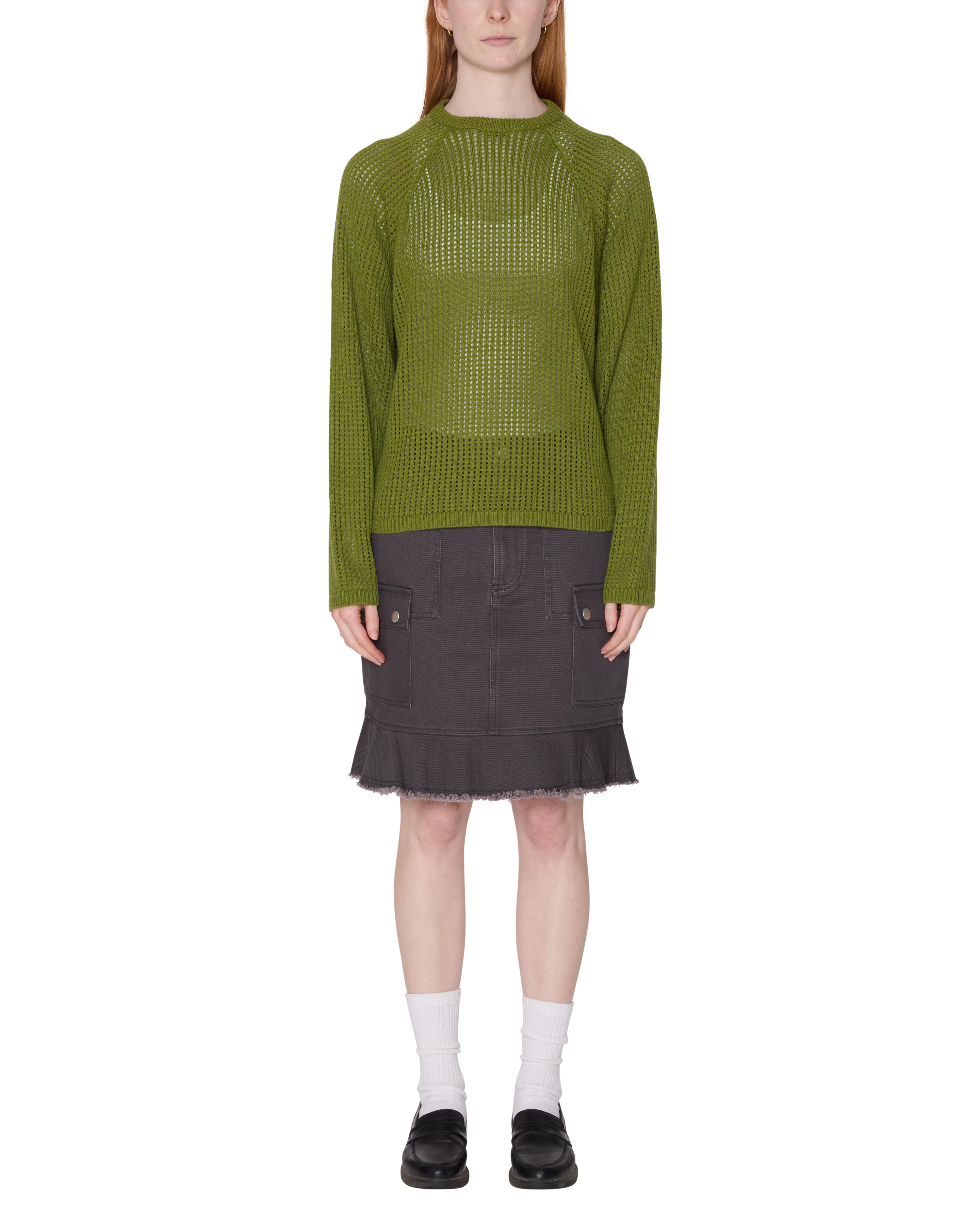 obey-talia-open-knit-raglan-pesto