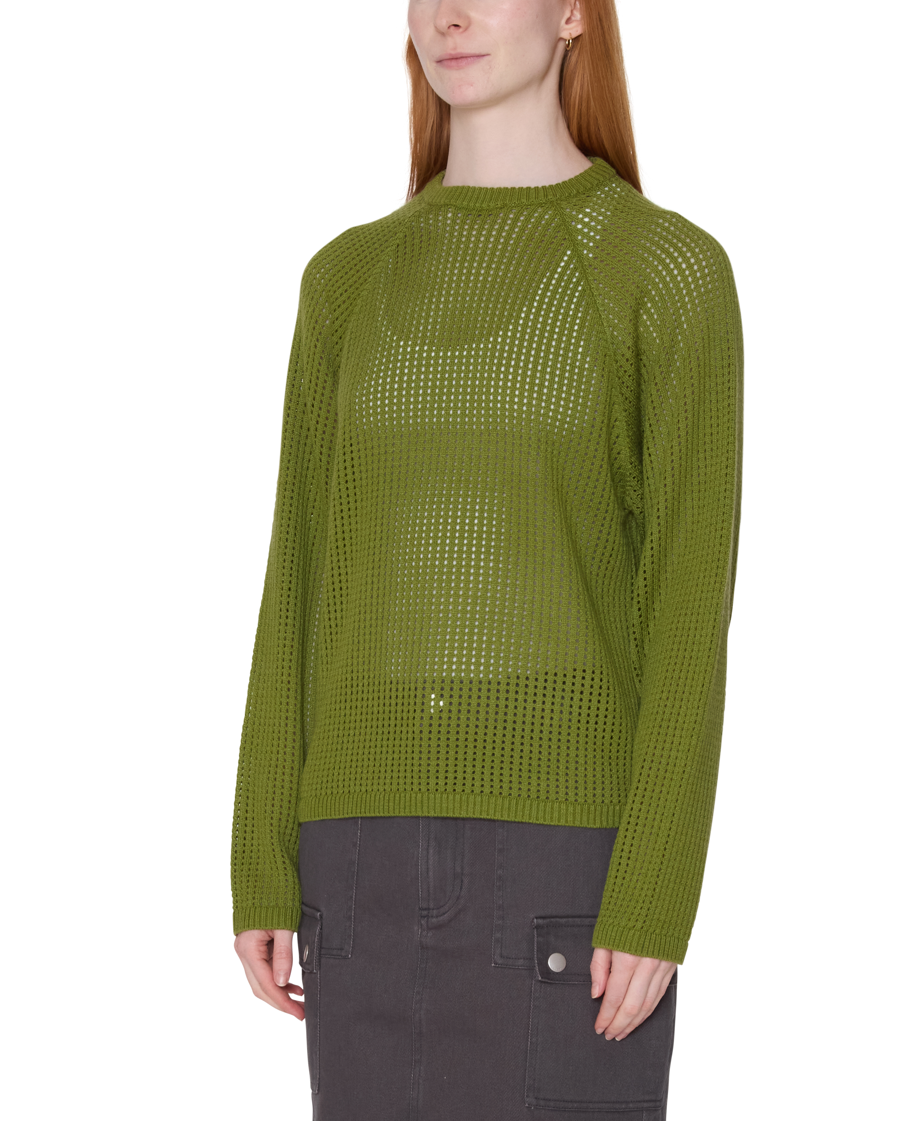 obey-talia-open-knit-raglan-pesto