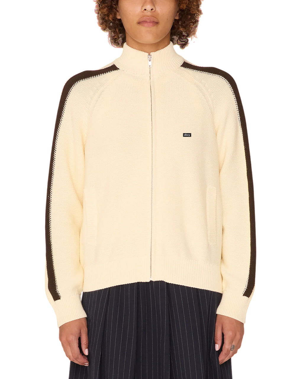 Frankie Track Sweater | Dove