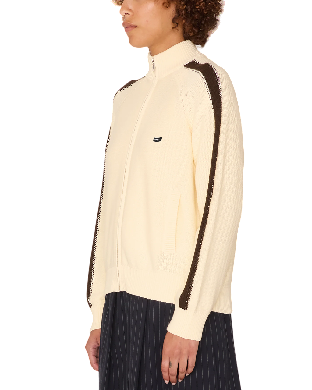 Frankie Track Sweater | Dove