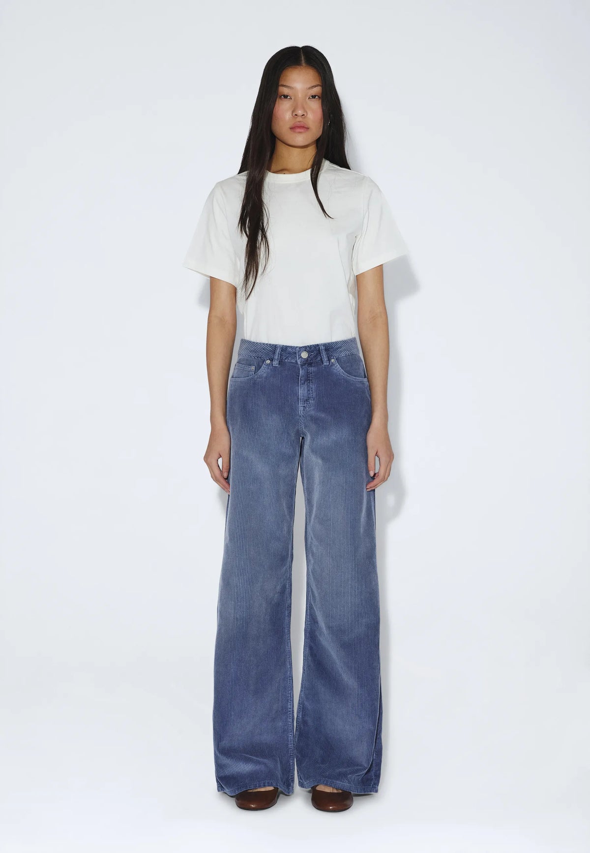 Rhue Low Wide | Washed Blue Shade Cord