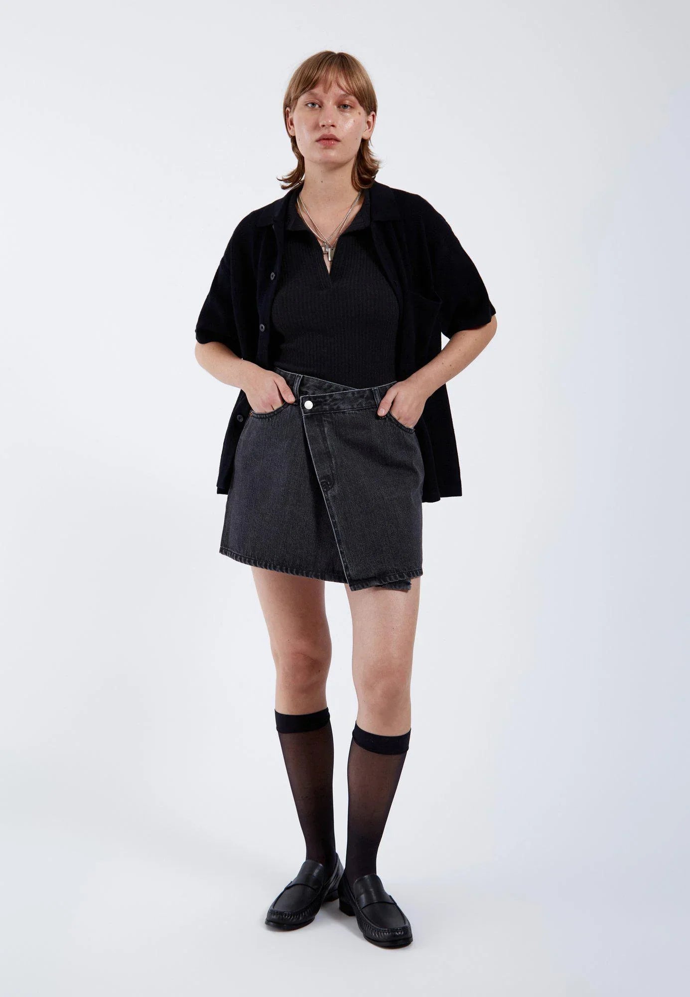 Renay Skirt - Retro Black