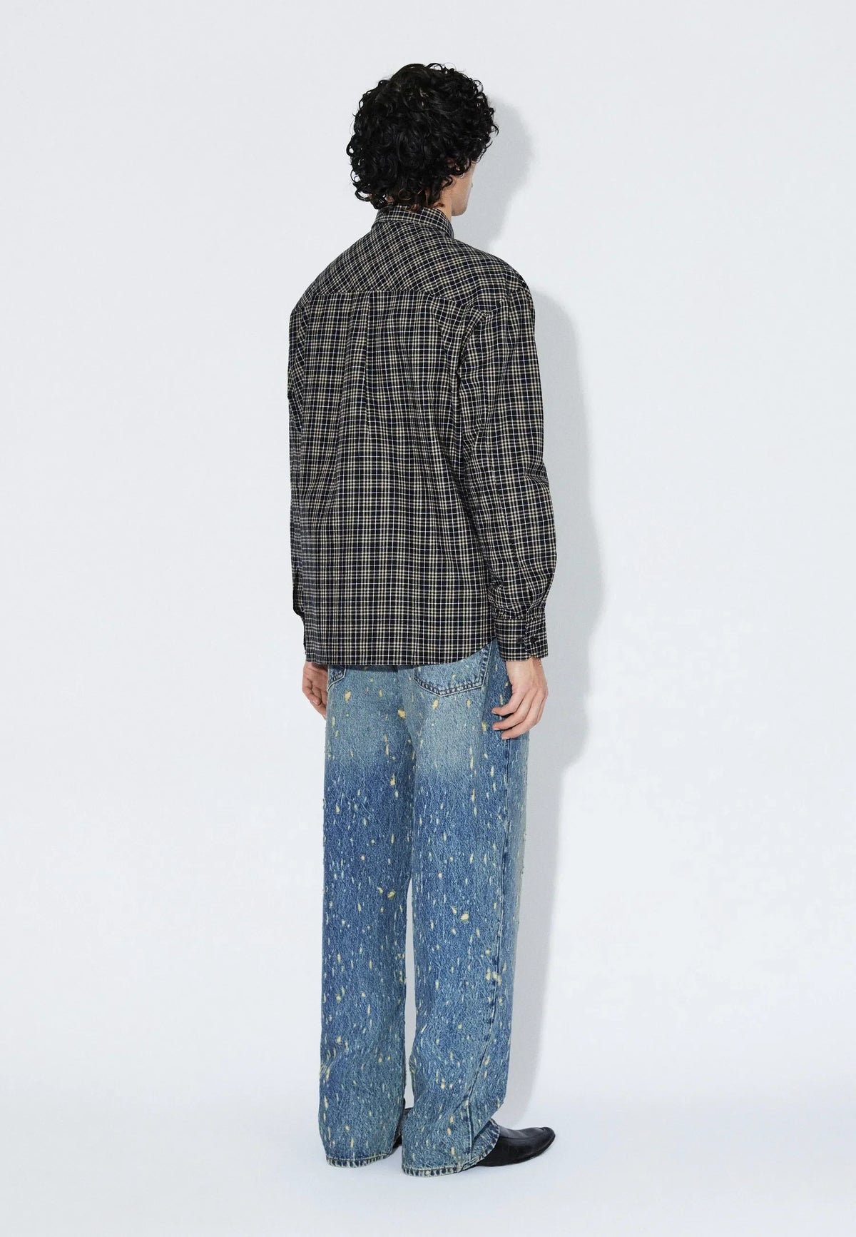 Wes Shirt | Black Summer Check