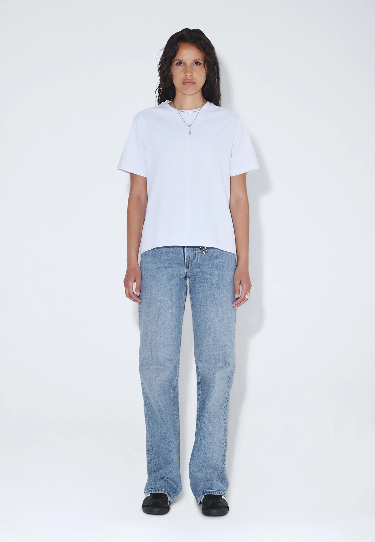 Talia Tee | Off White Fog
