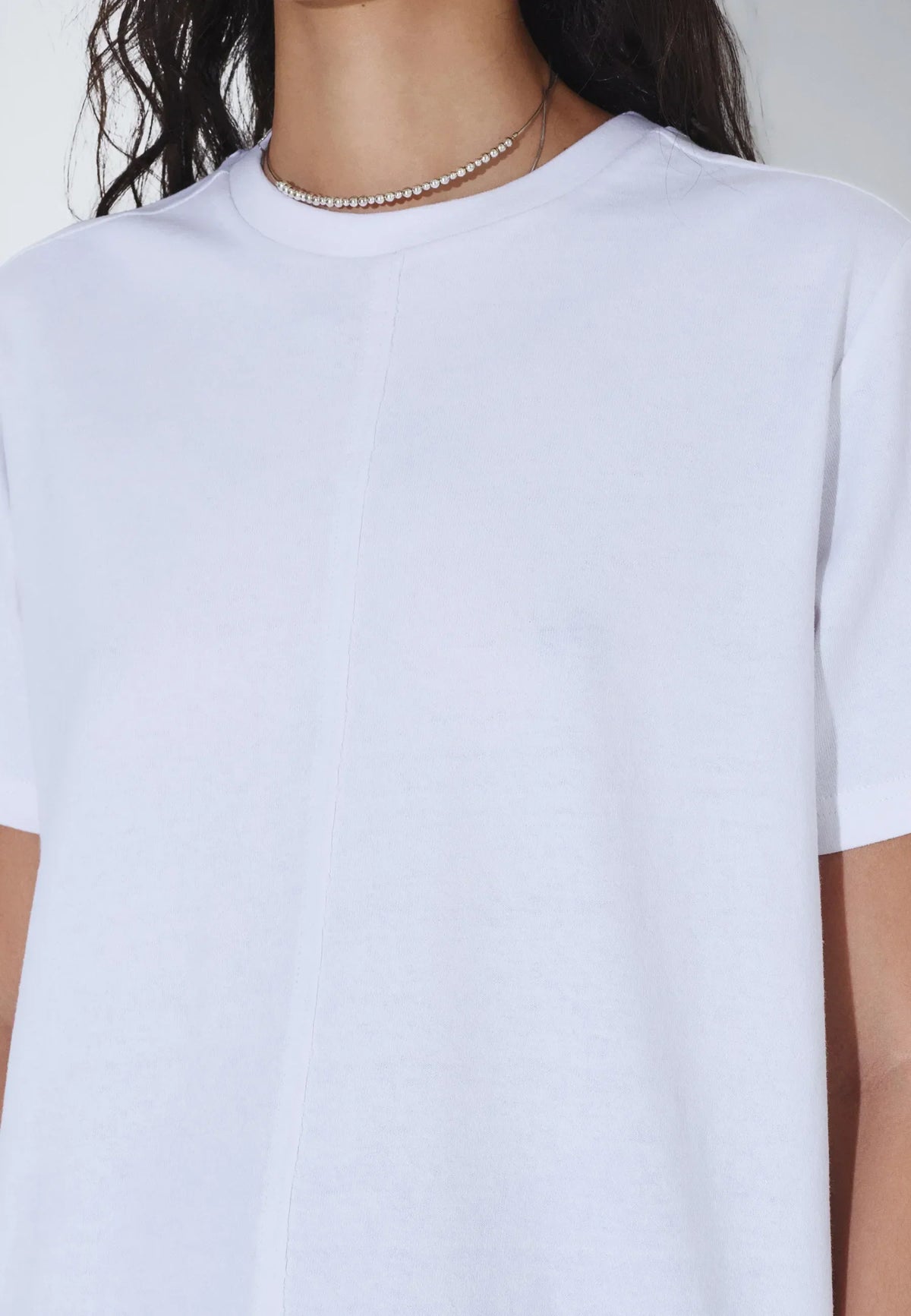 Talia Tee | Off White Fog