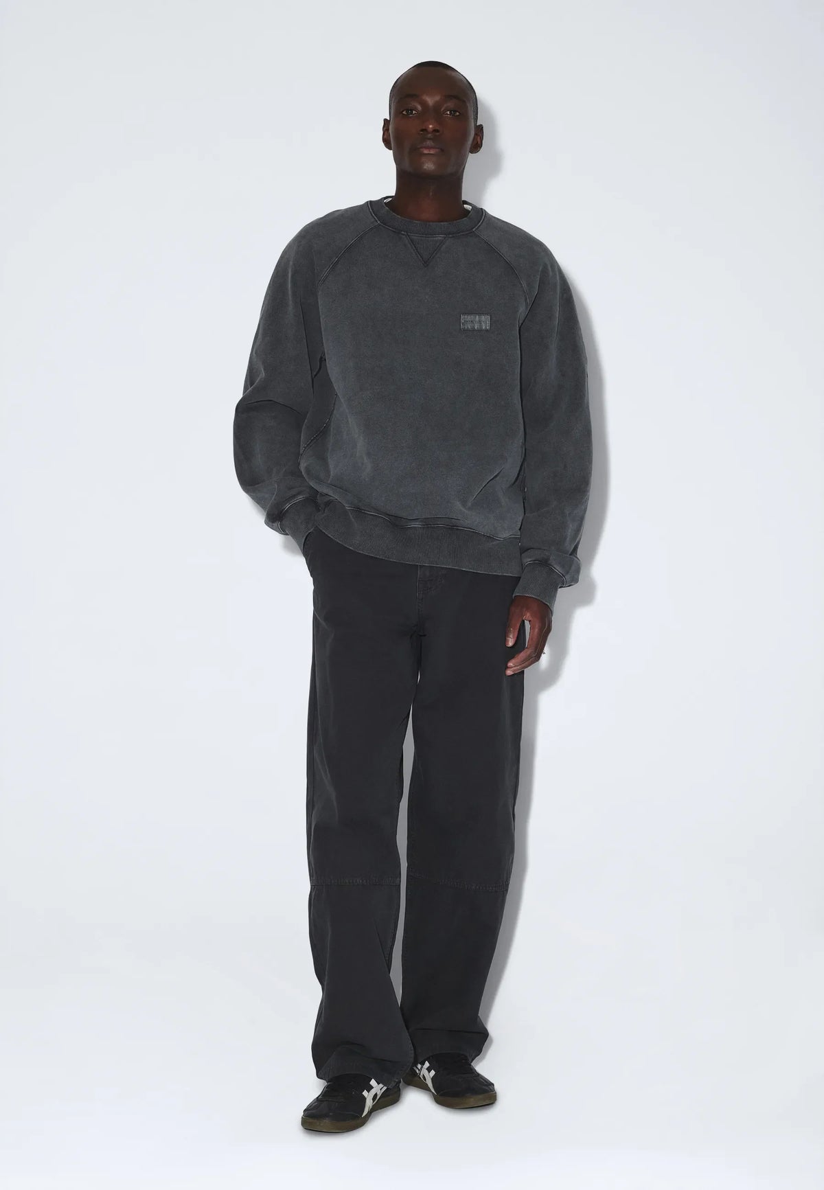 Andie Sweater | Grey Black Overdye