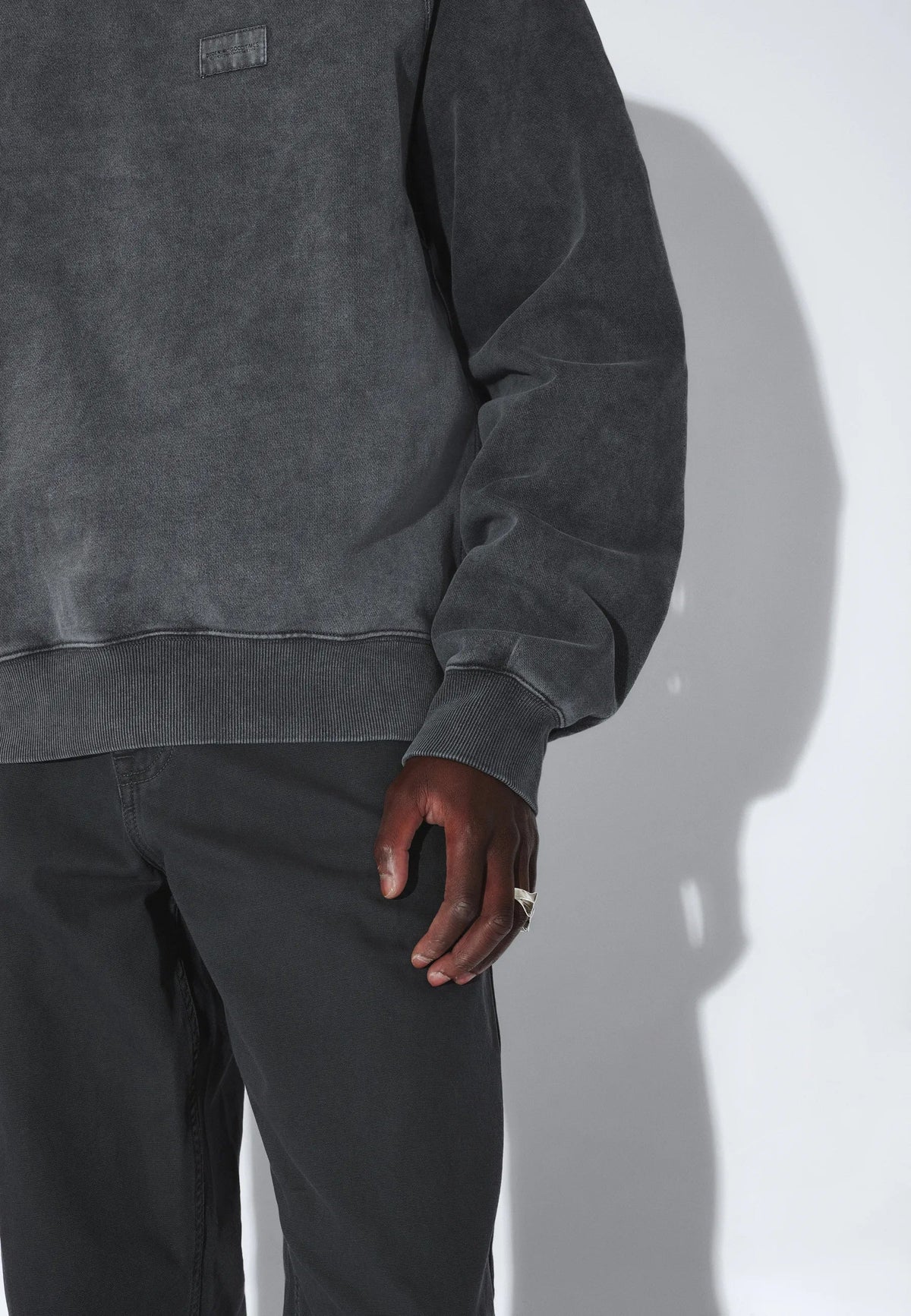 Andie Sweater | Grey Black Overdye