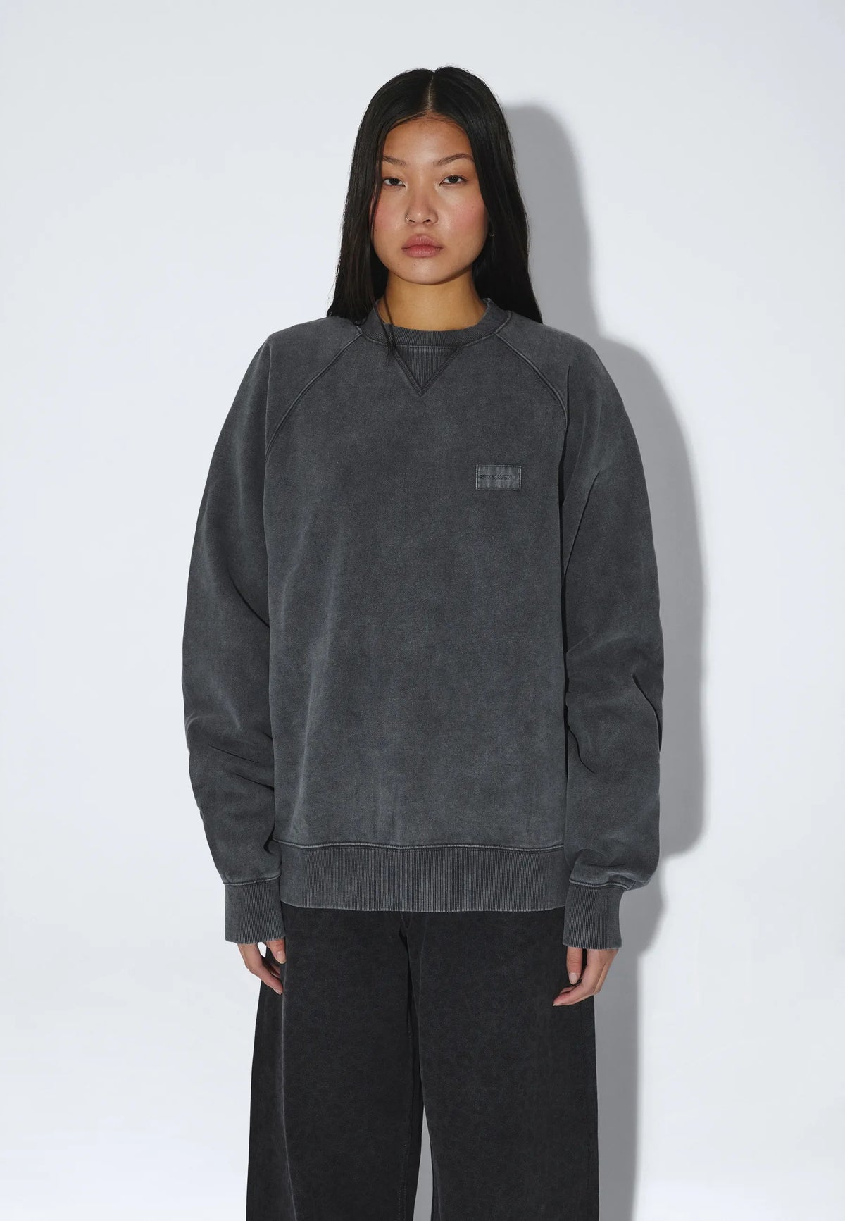 Andie Sweater | Grey Black Overdye