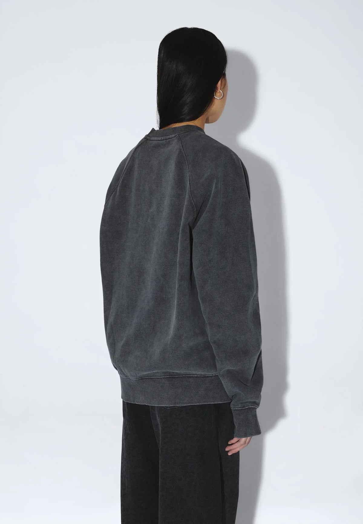 Andie Sweater | Grey Black Overdye