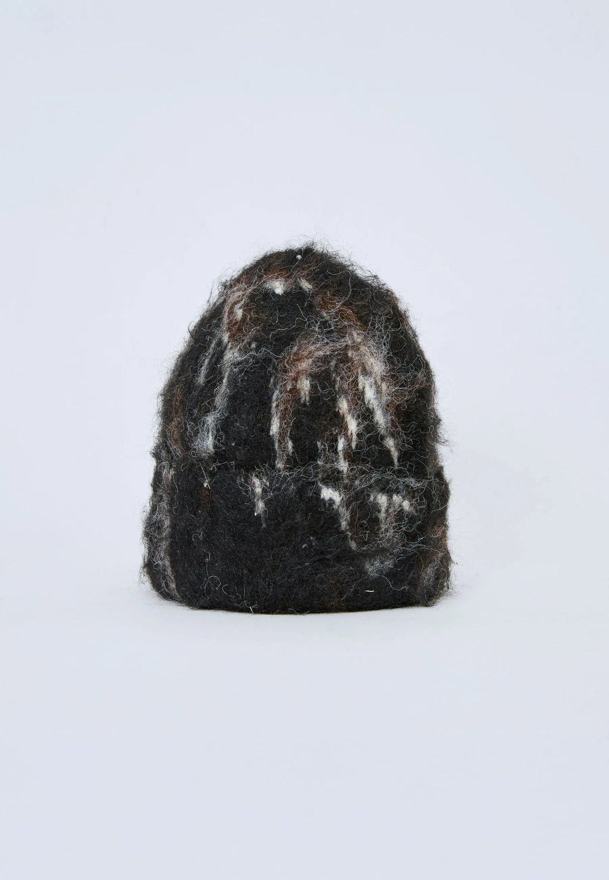 Kiwa Beanie | Black Off White Scribble