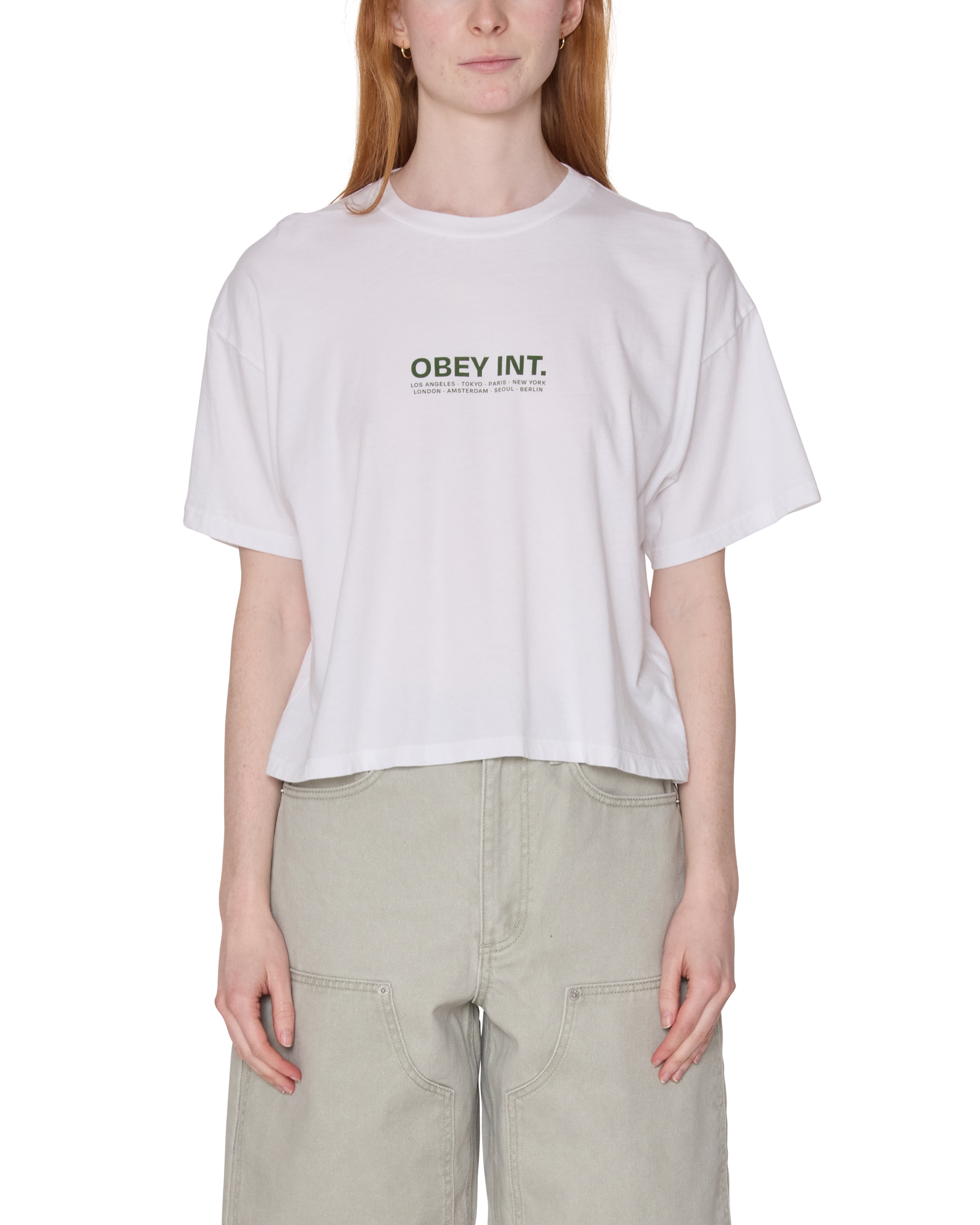 Obey Int. Row T-Shirt | White
