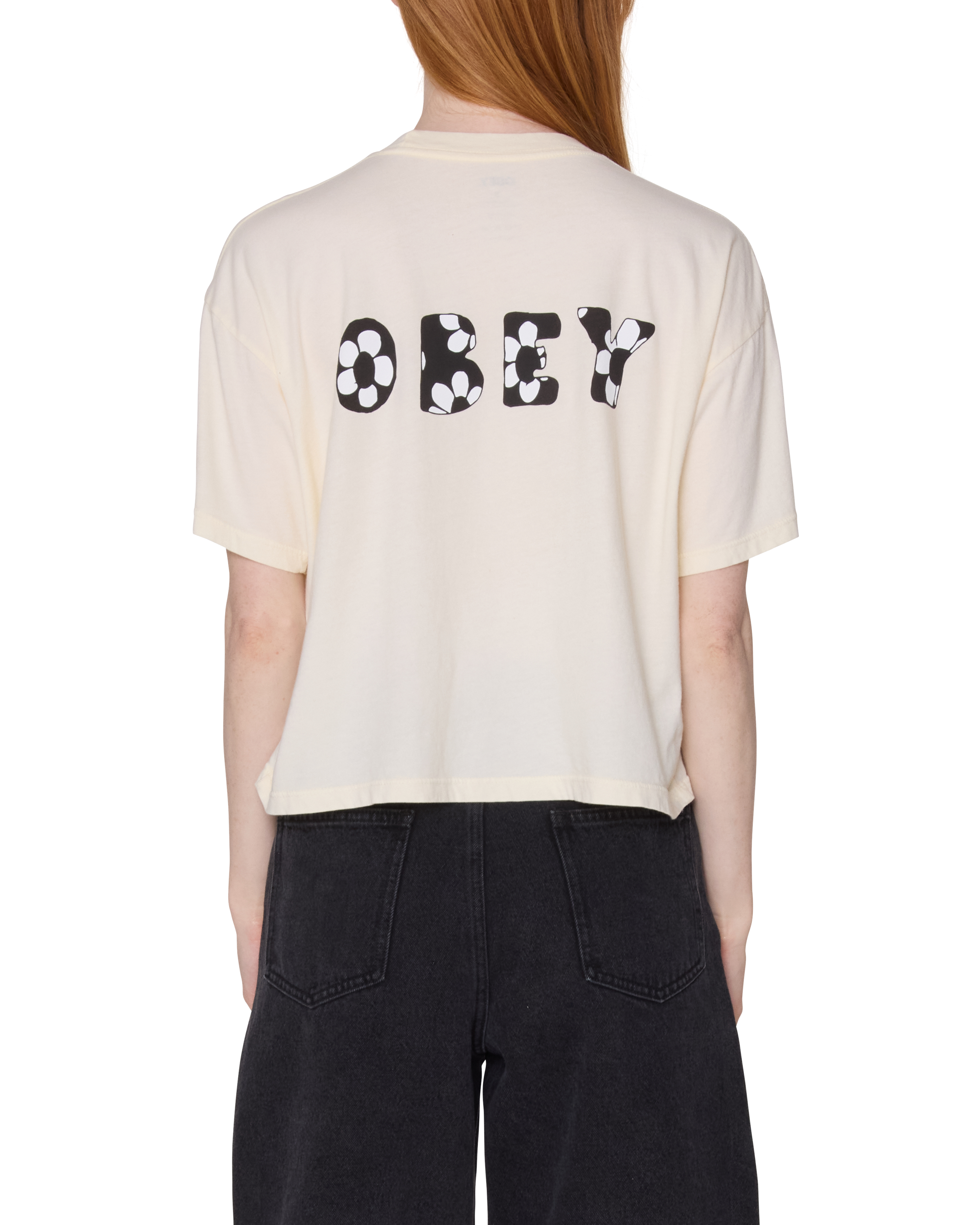 Forget Me Not Row T-Shirt | Unbleached