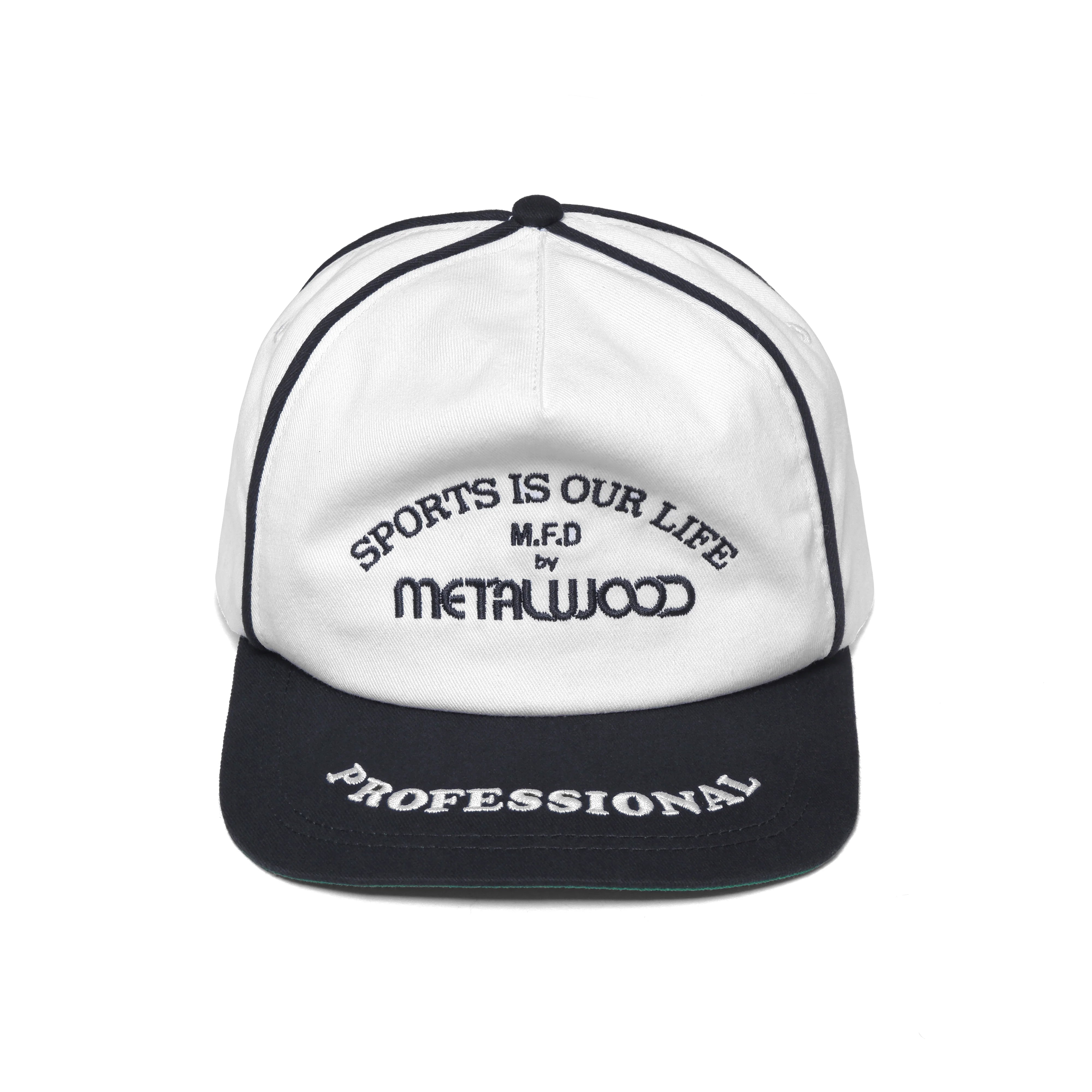 Professional Piping Snapback | Hat White