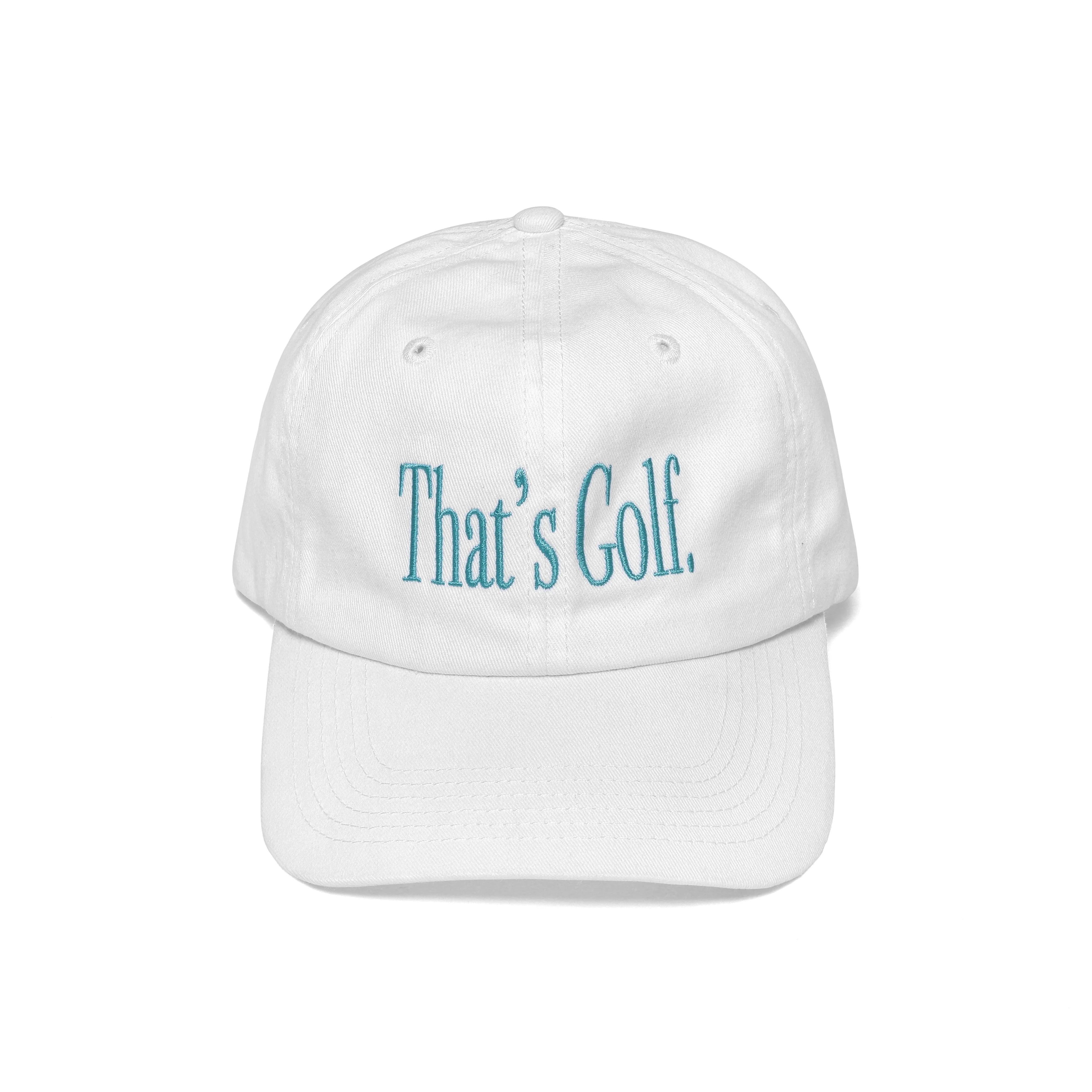 That's Golf Dad Hat | White
