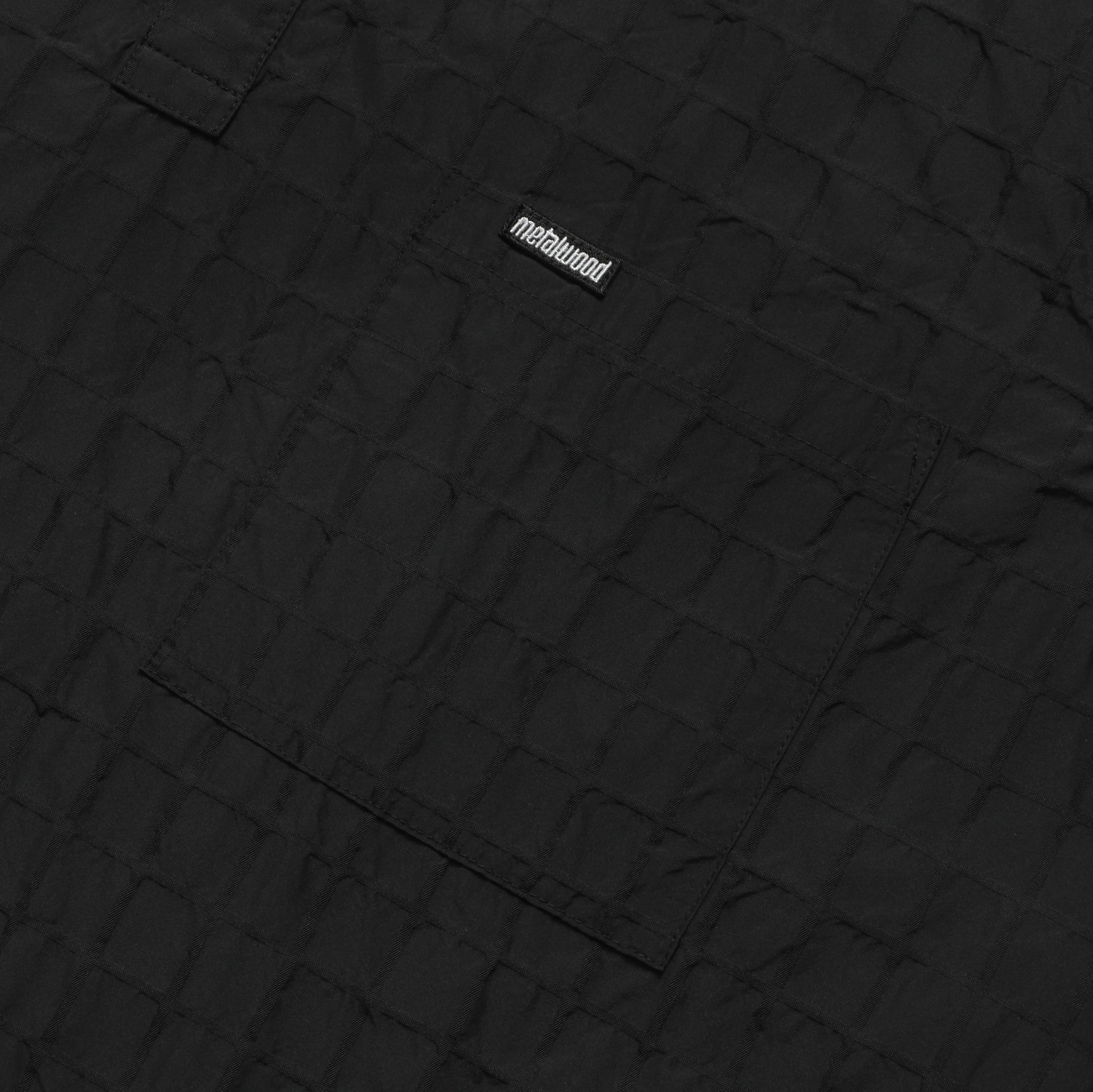 Oversized Snap Top Polo | Black