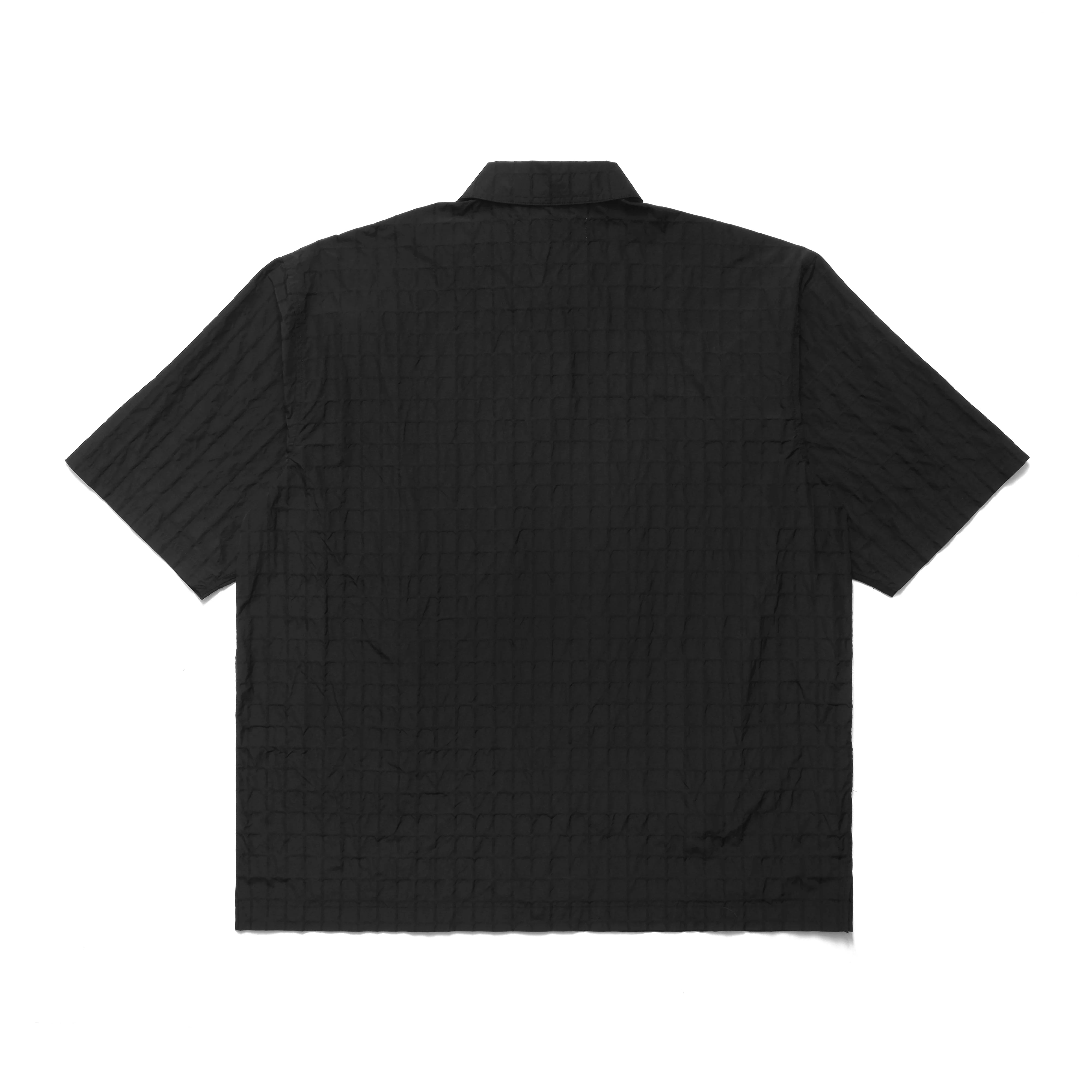 Oversized Snap Top Polo | Black