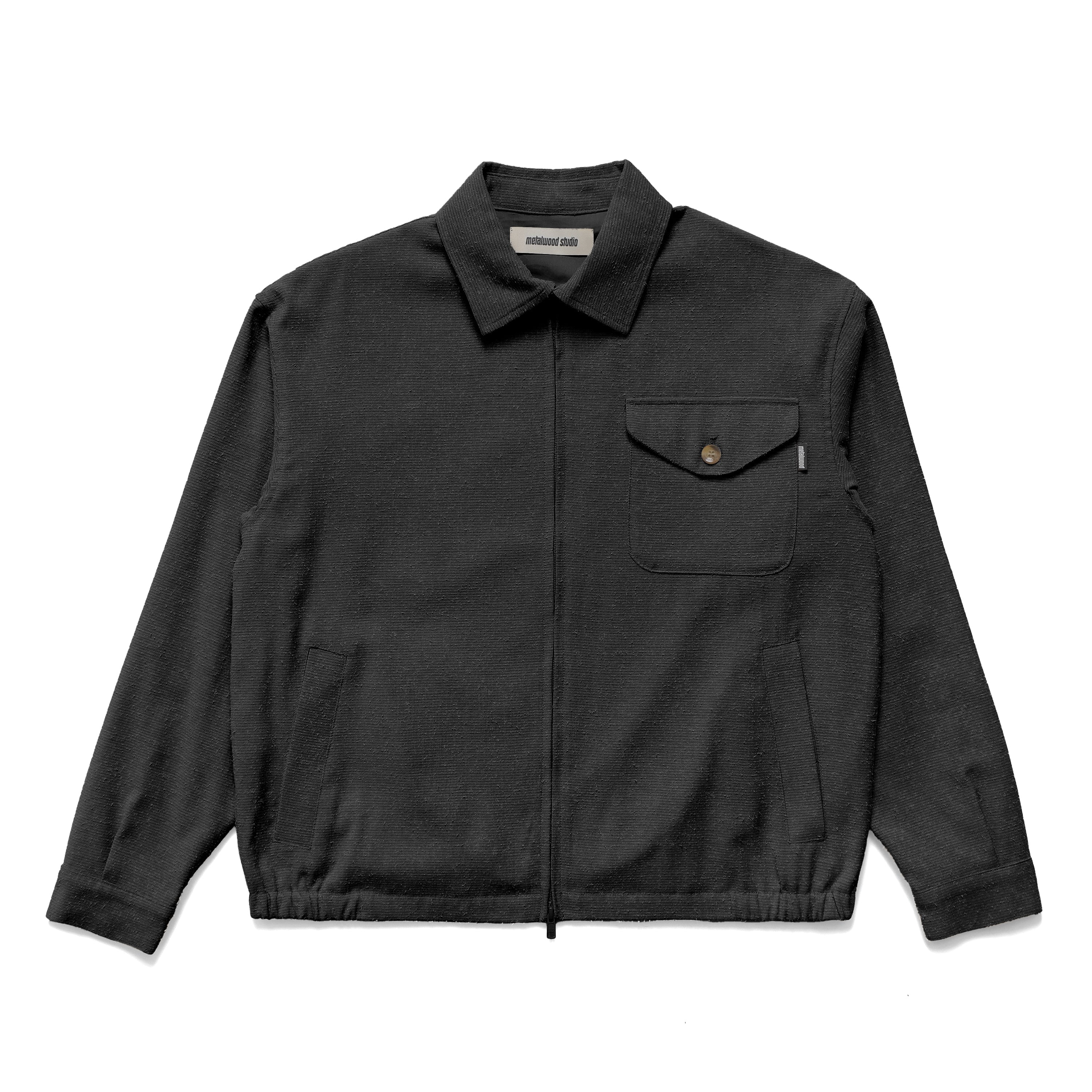 Cotton Blouson | Black