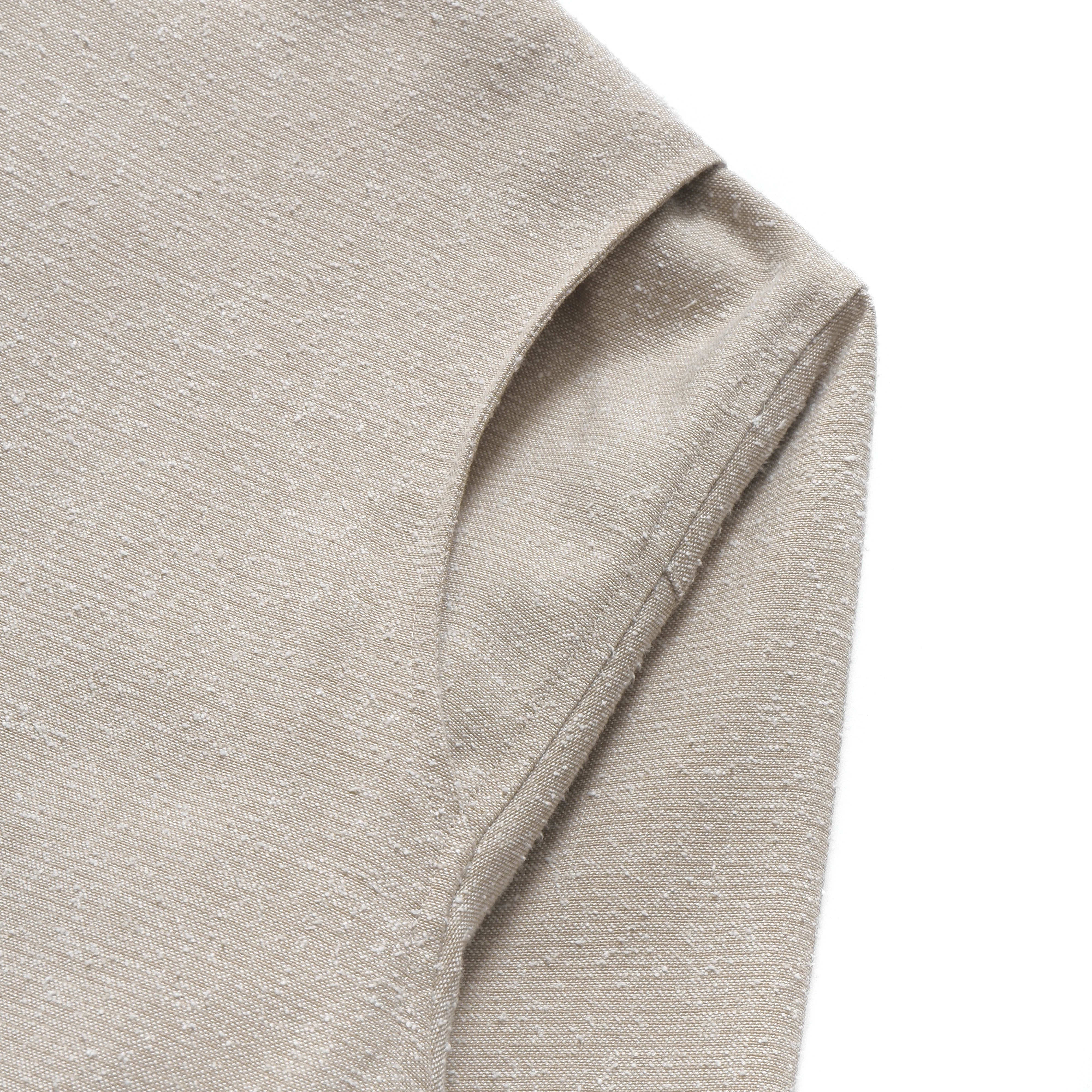 Metalwood Cotton Blouson | Natural