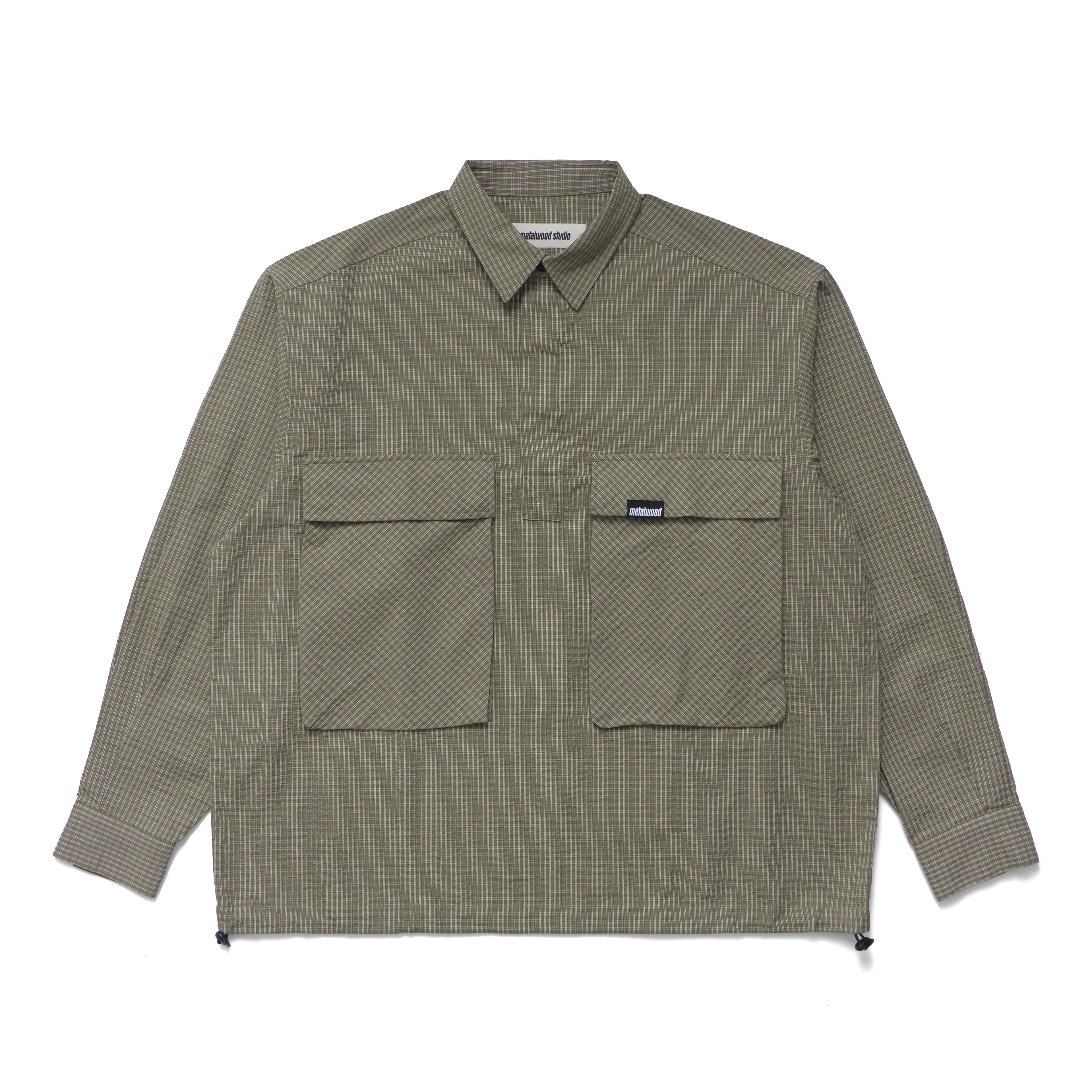 Plaid Tactical Overshirt | Green/White