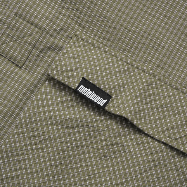Plaid Tactical Overshirt | Green/White