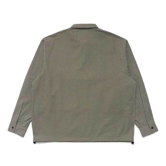 Plaid Tactical Overshirt | Green/White