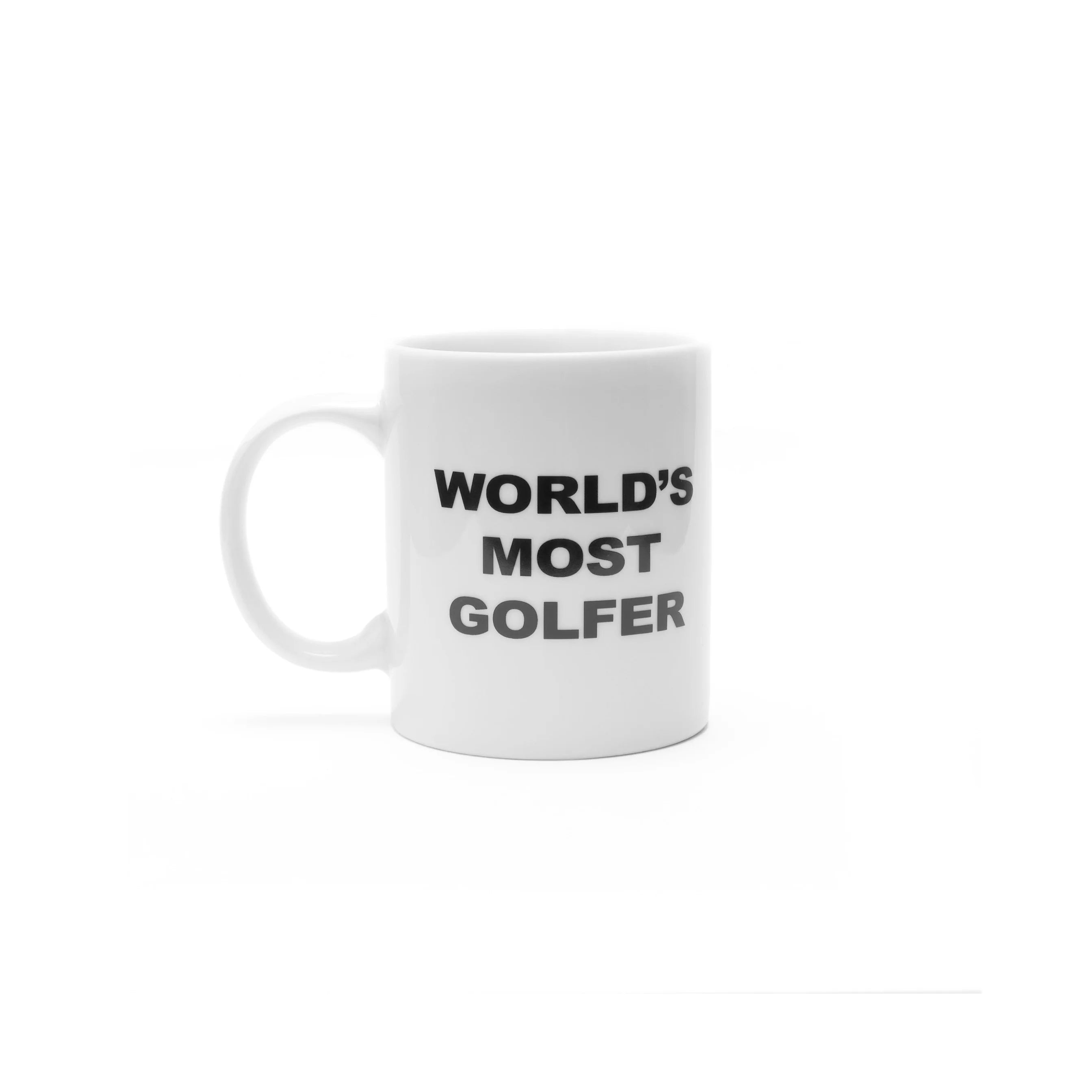 World's Most Golfer Mug | White