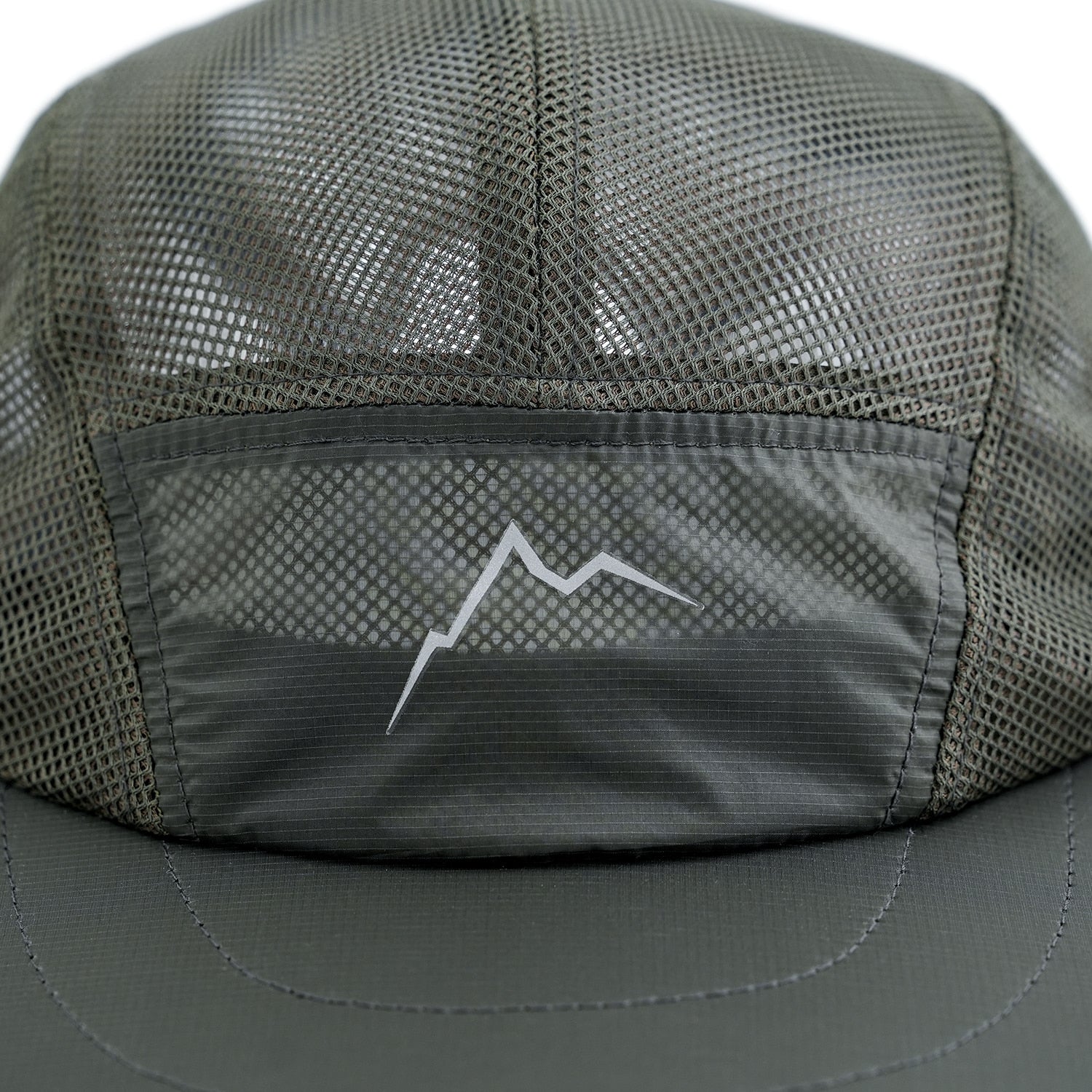 Double Mesh Feather Cap | Khaki