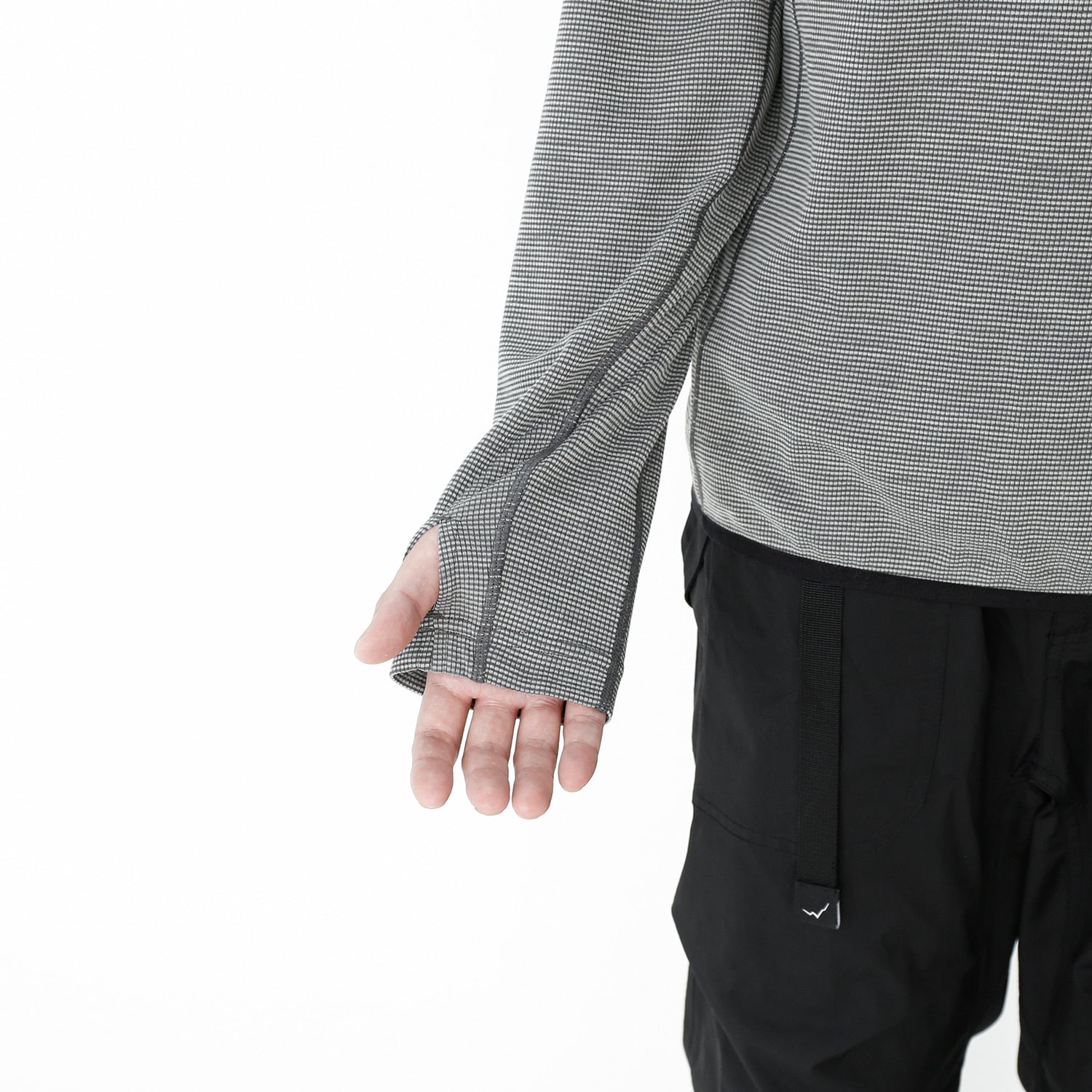 Live Wool Mix Halfzip | Charcoal