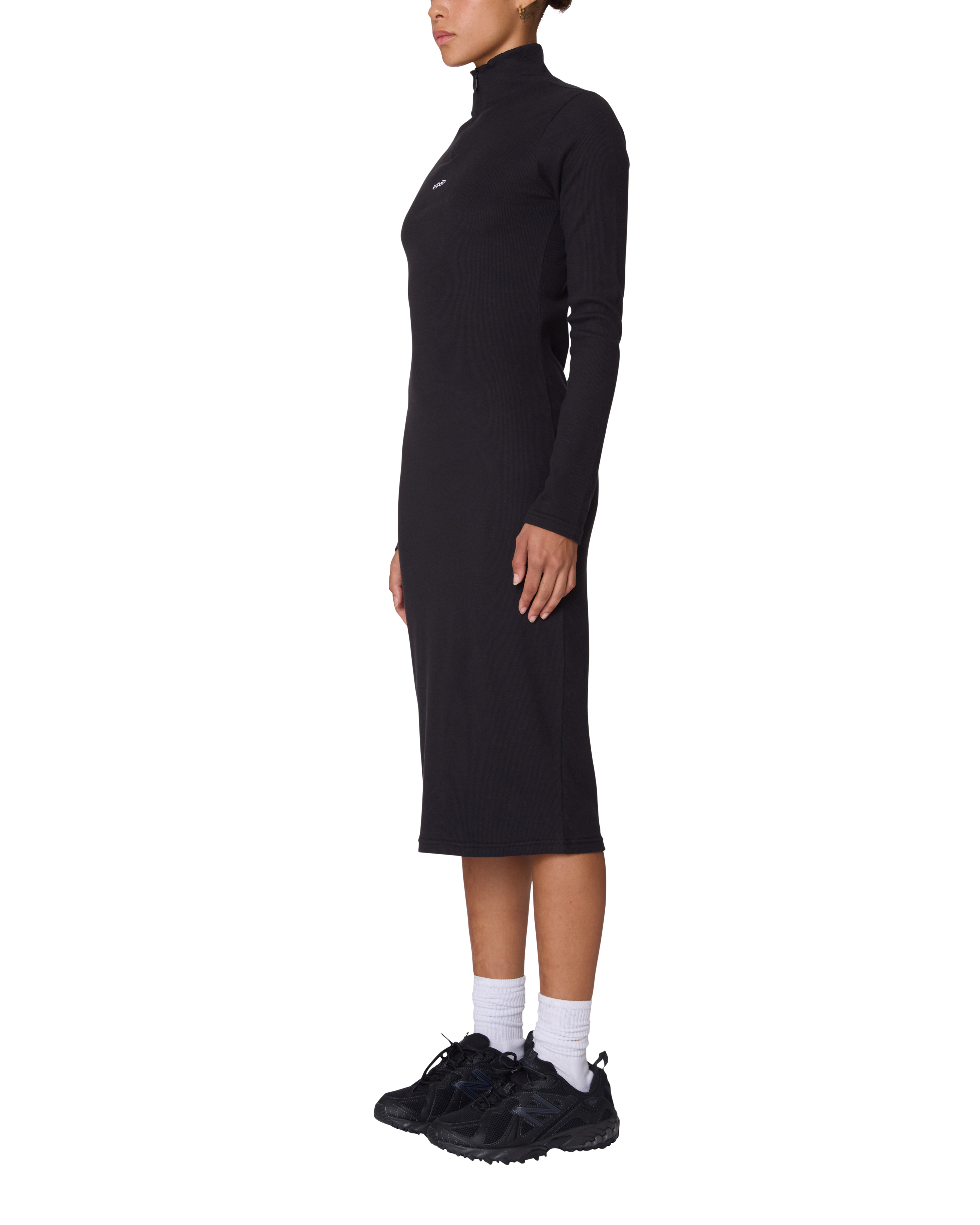 obey-malina-mock-neck-dress-digital-black