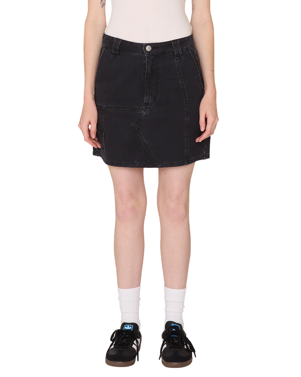 Fixx Mini Skirt | Digital Black