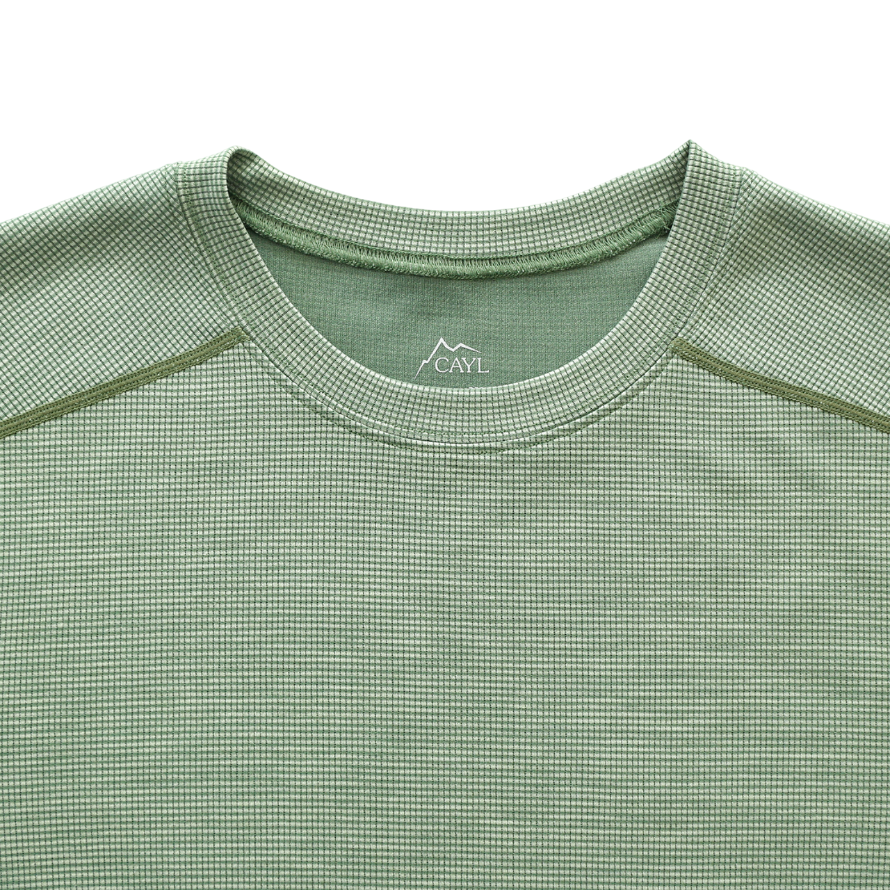 Live Wool Mix Short Sleeve	| Green
